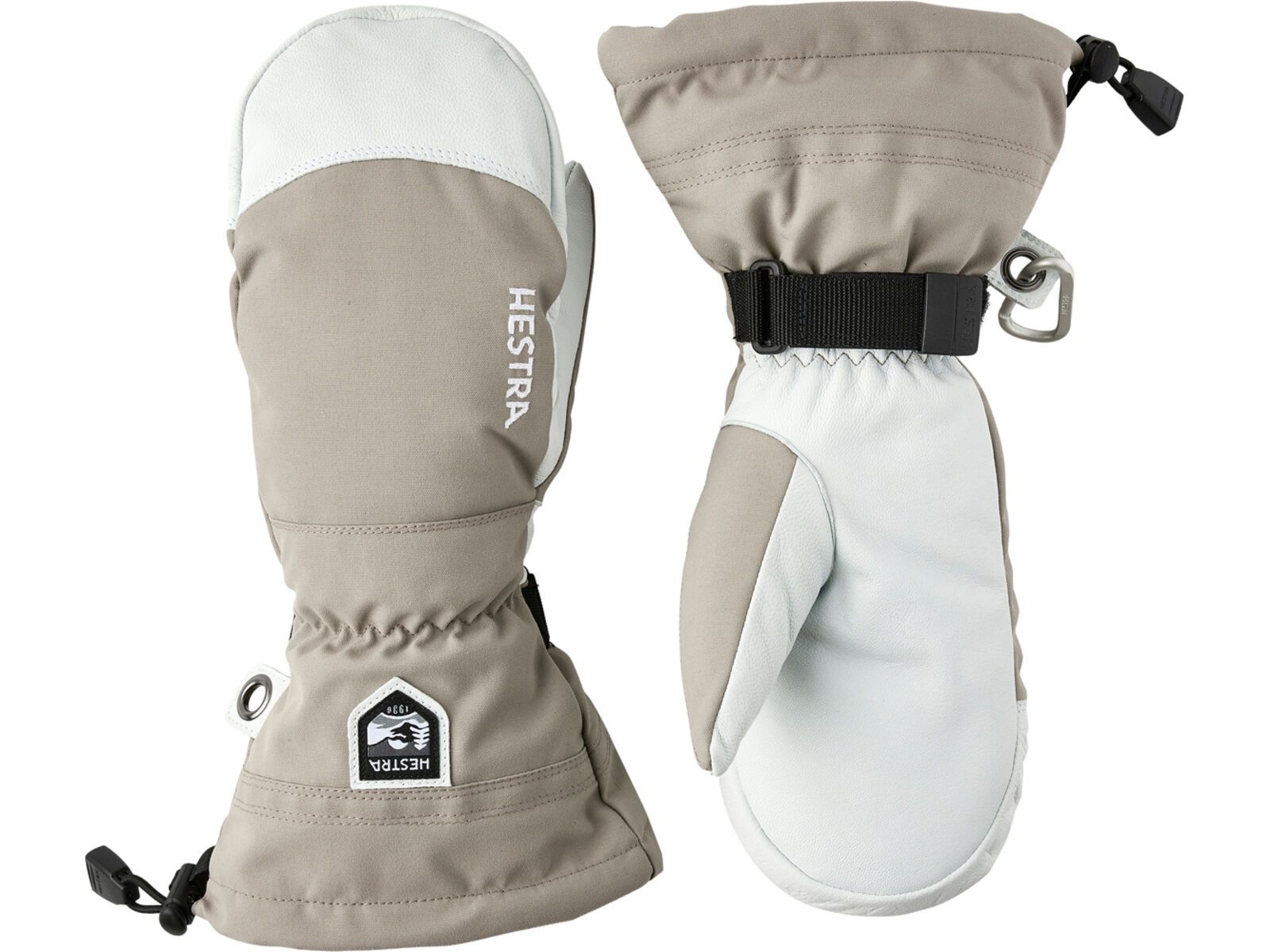 Hestra Army Leather Heli Ski Mitt, khaki | Bild 1
