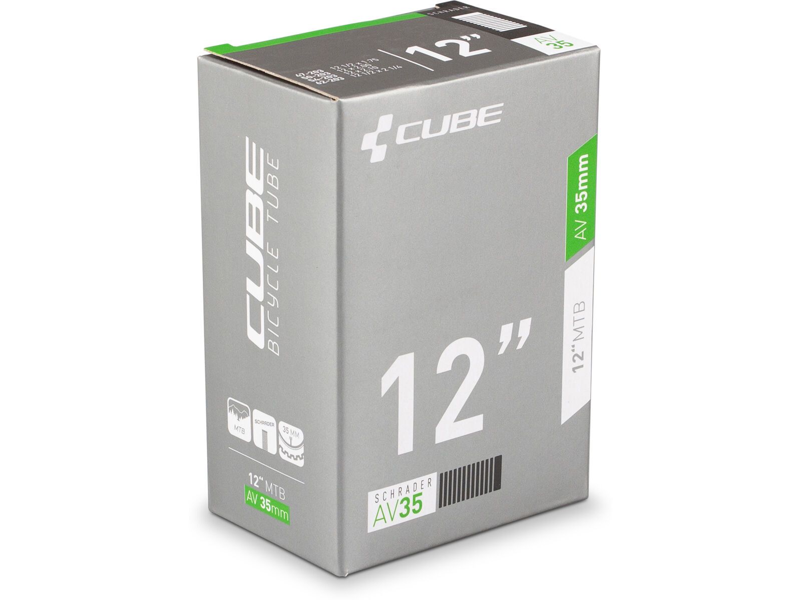 Cube Schlauch 12 Junior/MTB AV/DV - 1.75-2.25 | Bild 1