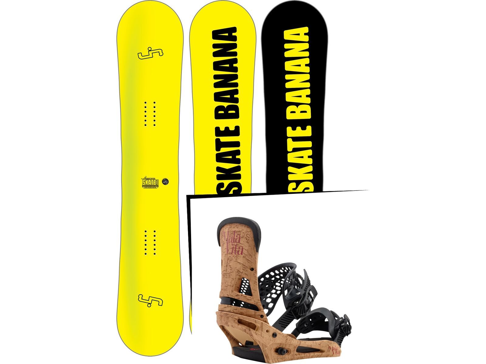 Set: Lib Tech Sk8 Banana 10 years 2017 + Burton Malavita (1712852S) | Bild 1