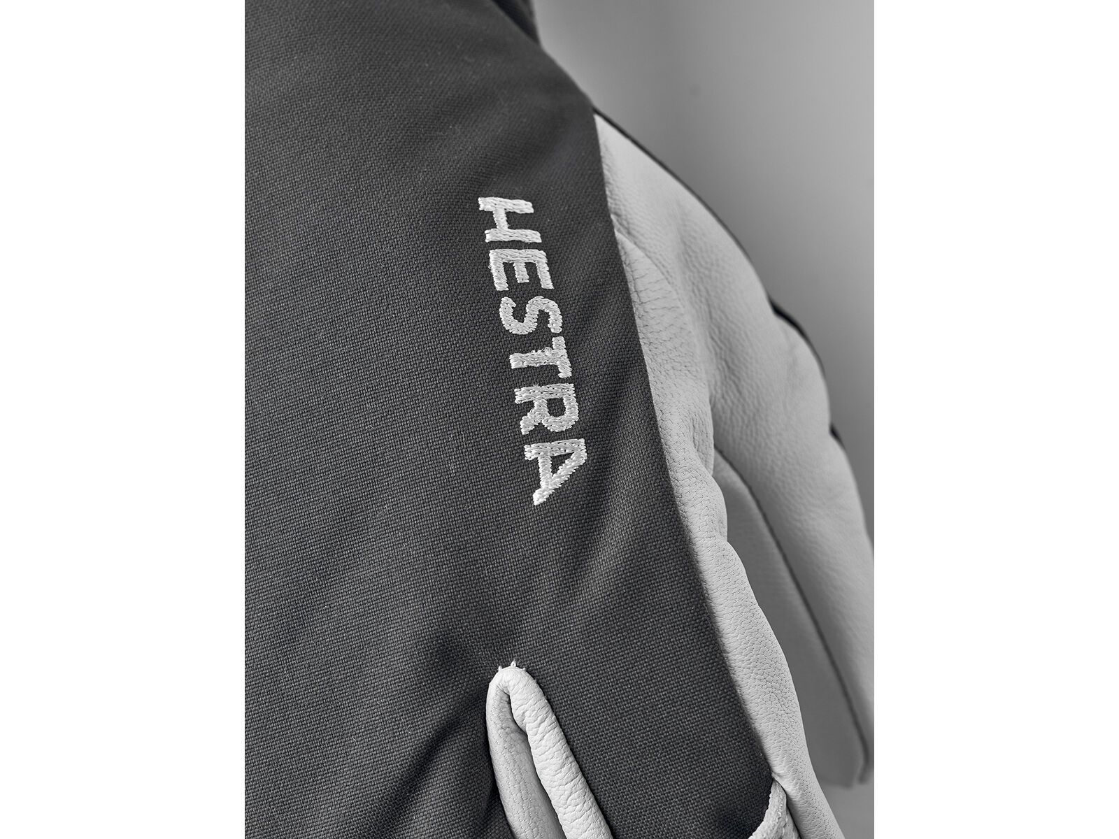 Hestra Army Leather Heli Ski 3 Finger, grey | Bild 5