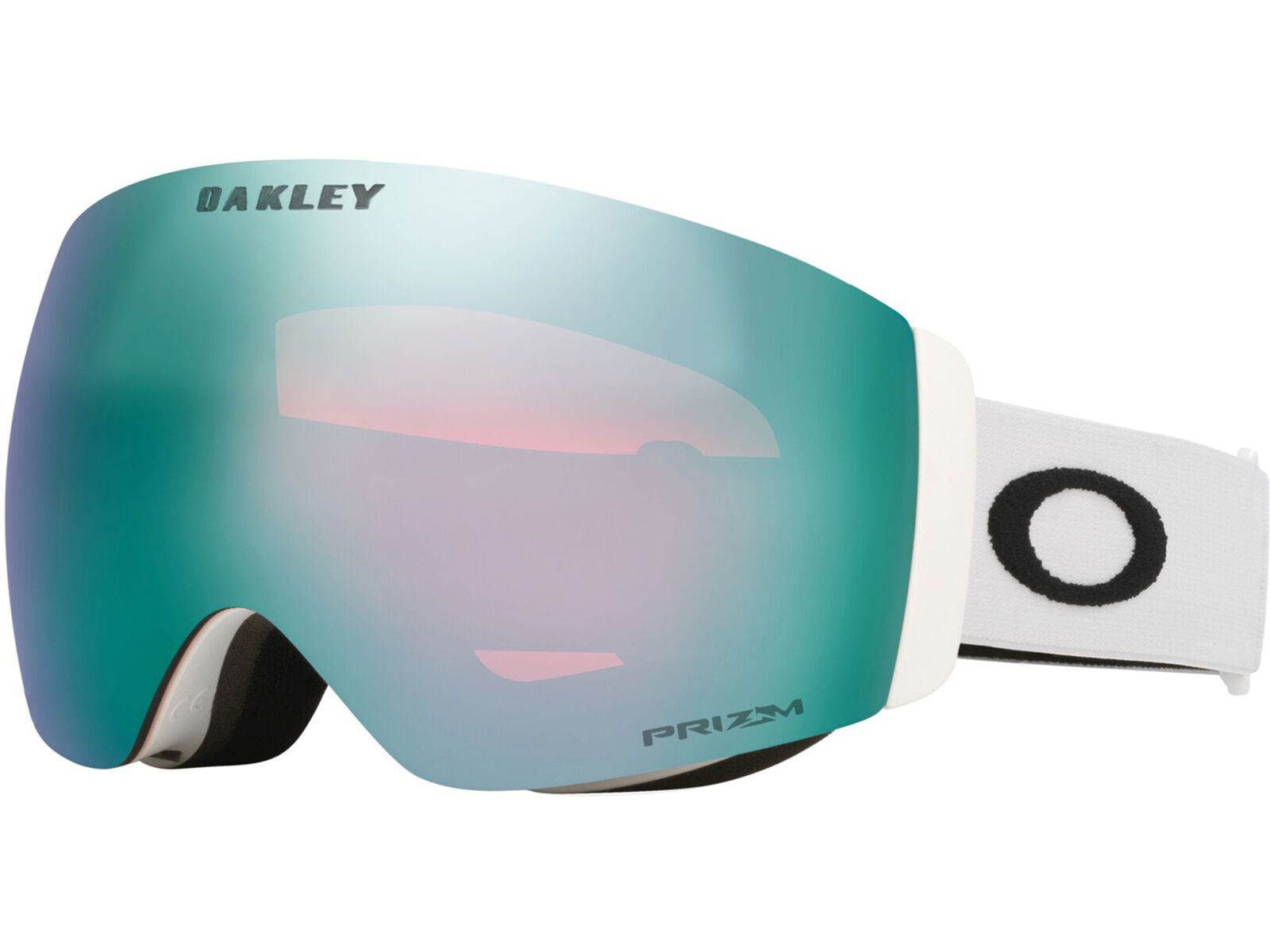 Oakley Flight Deck Pro M, Prizm Snow Sapphire Iridium & Iced / matte white | Bild 2