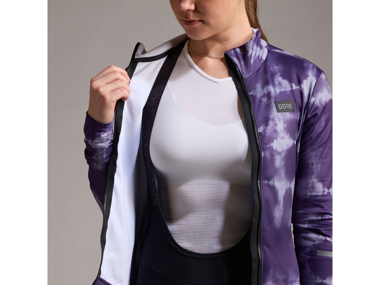 GOREWEAR Progress Thermo Trikot Damen, amethyst grey/purple indigo | Bild 7
