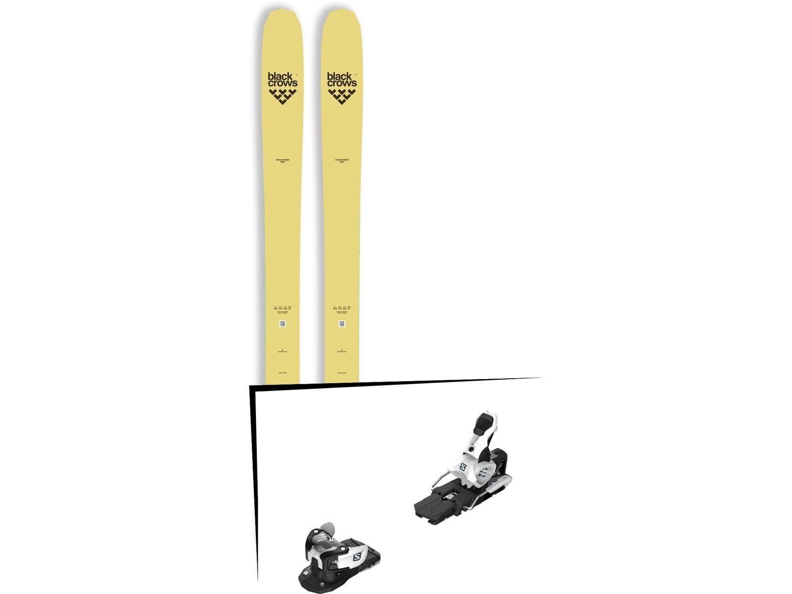Set: Black Crows Anima Freebird 2018 + Salomon Warden MNC 13 white/black | Bild 1