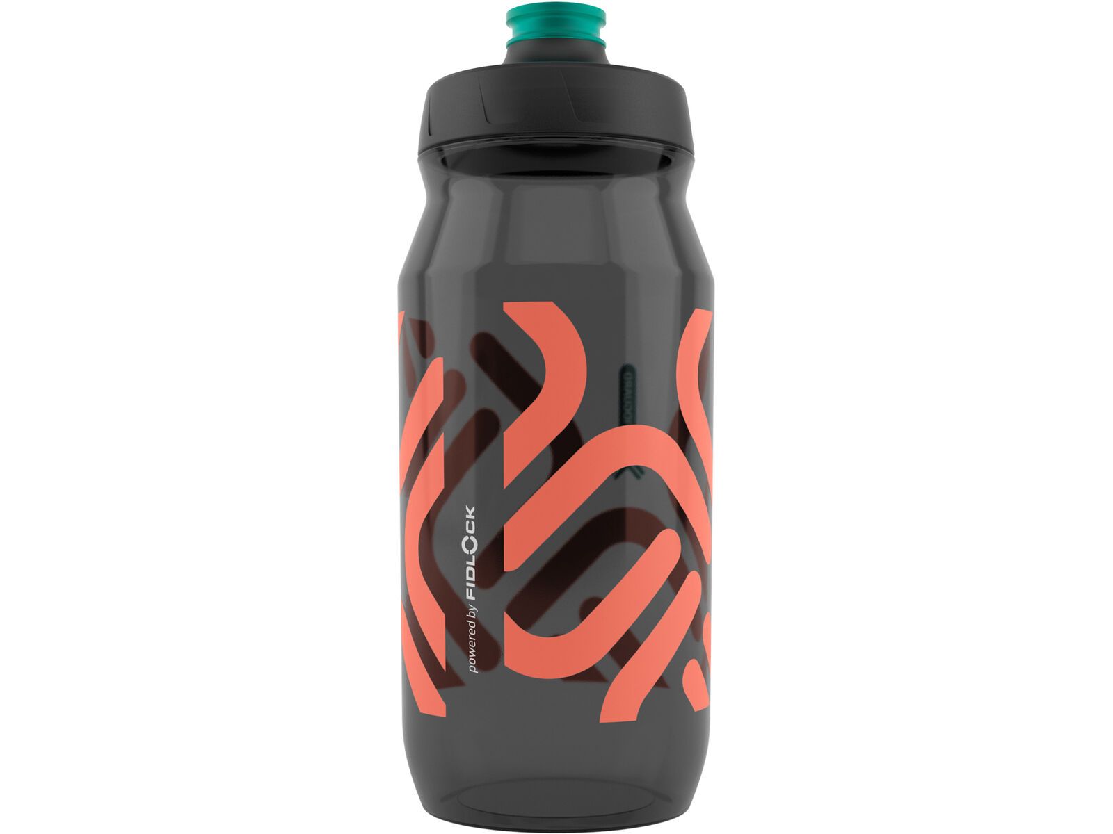 Fidlock Fidguard Bottle 600 Antibacterial, transparent black/coral red | Bild 2