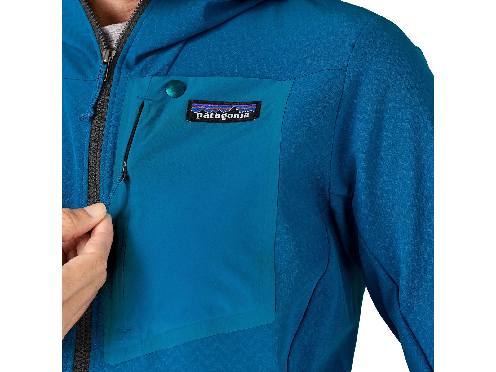 Patagonia Women's R1 CrossStrata Hoody, endless blue | Bild 7