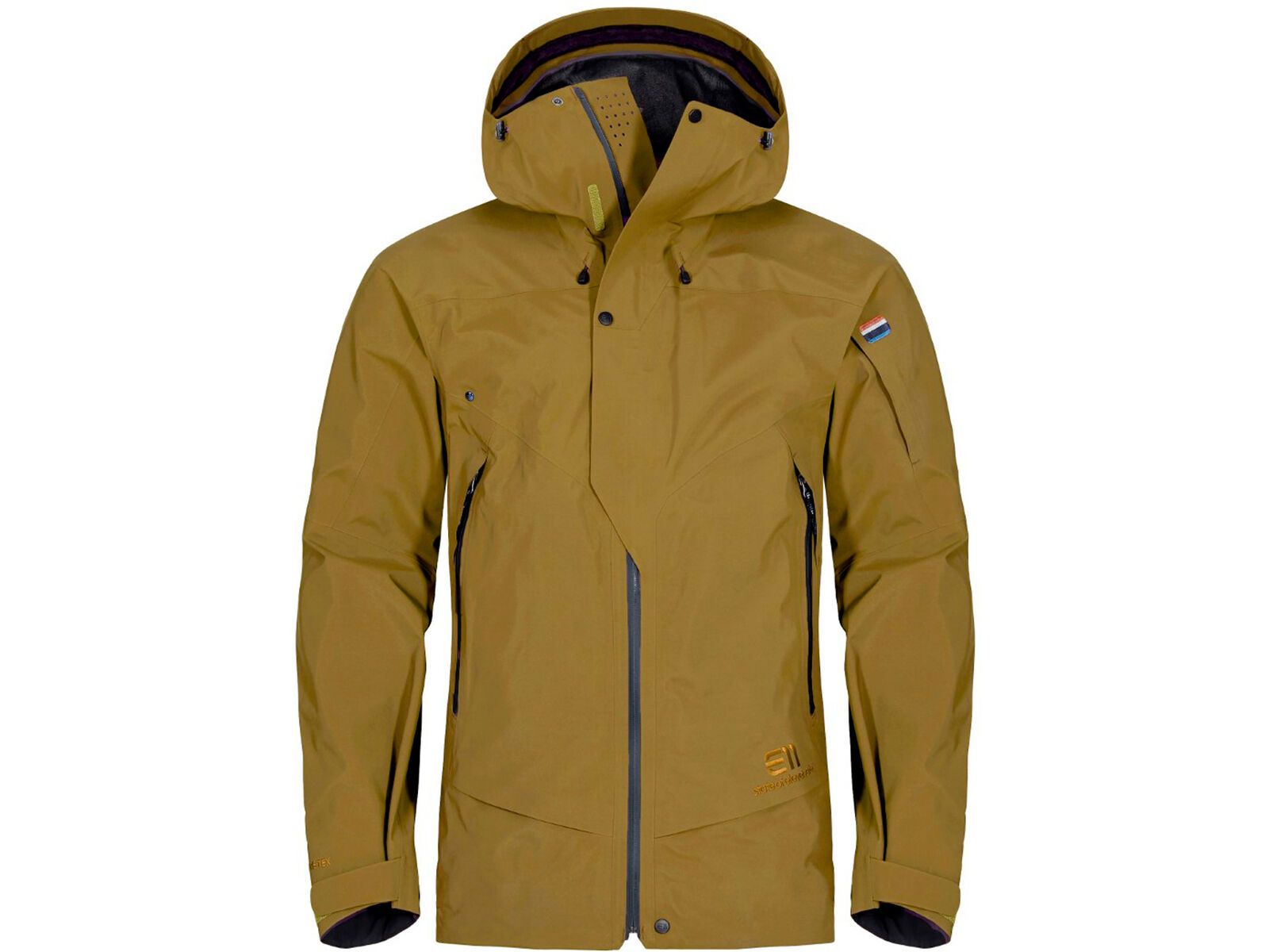 Elevenate Men's Pure Jacket, mustard brown | Bild 1