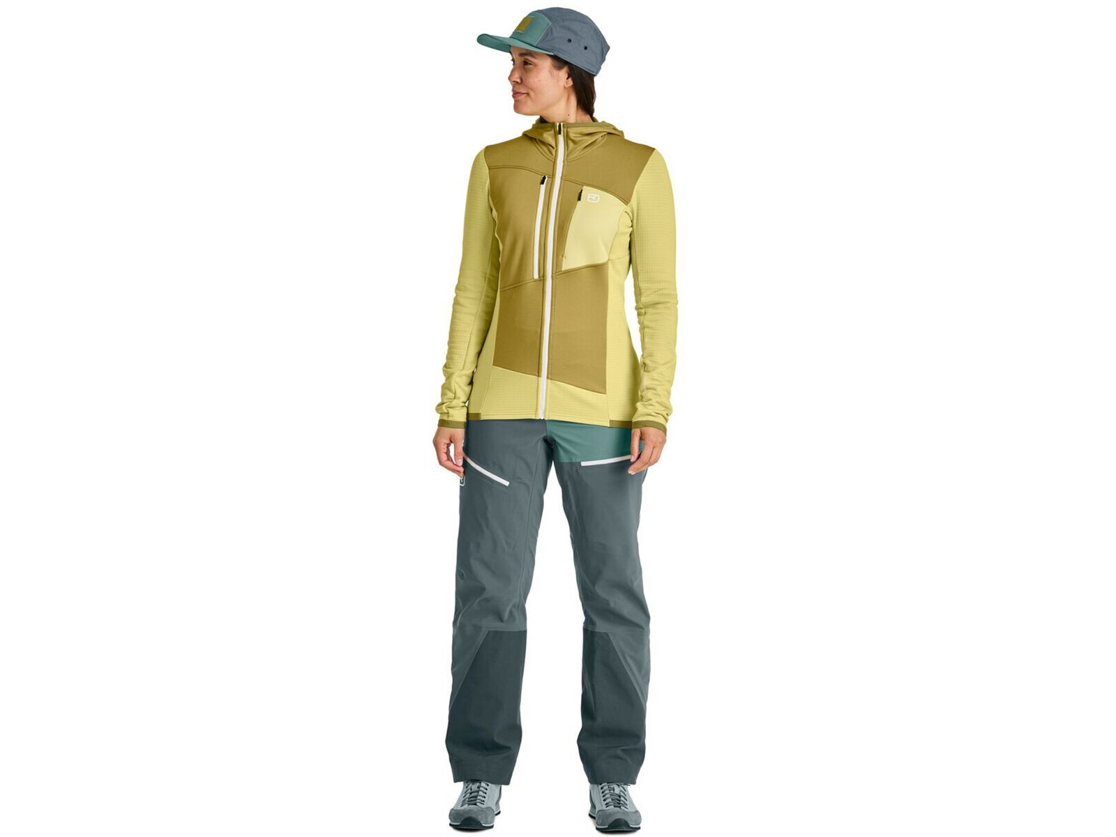 Ortovox Merino Fleece Grid Hoody W, wabisabi | Bild 3