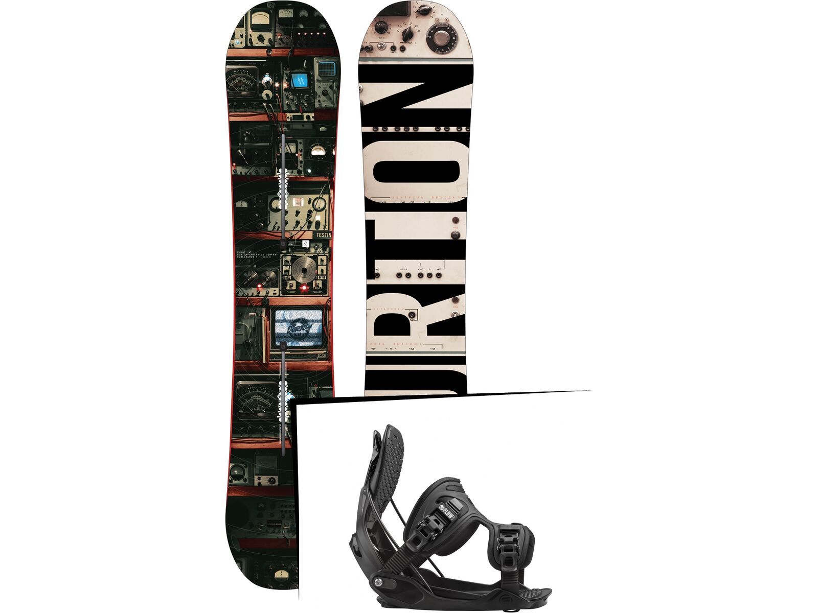 Set: Burton Blunt 2017 + Flow Alpha (1513193S) | Bild 1