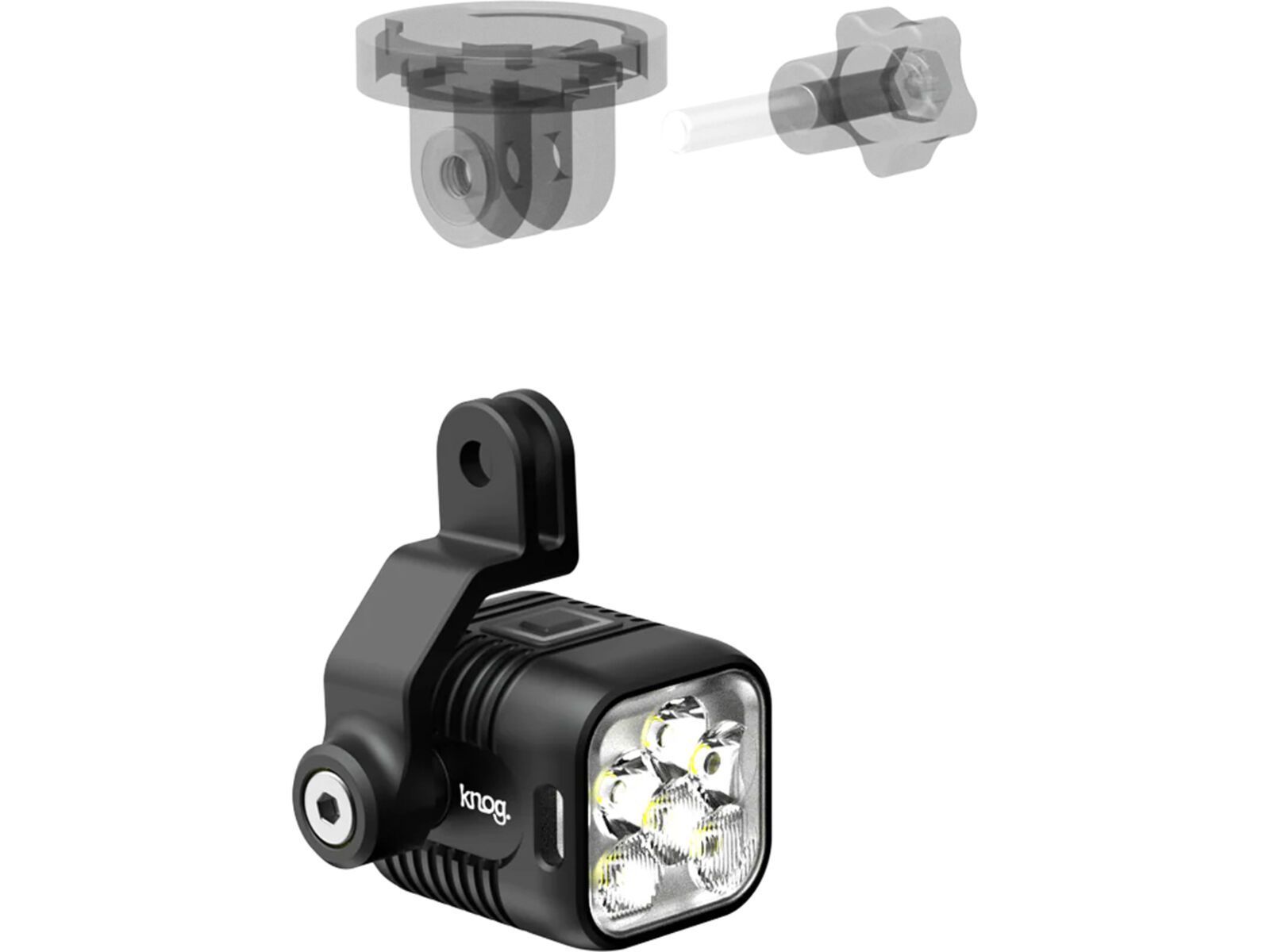 Knog Blinder E & X Small GoPro Mount, black | Bild 1