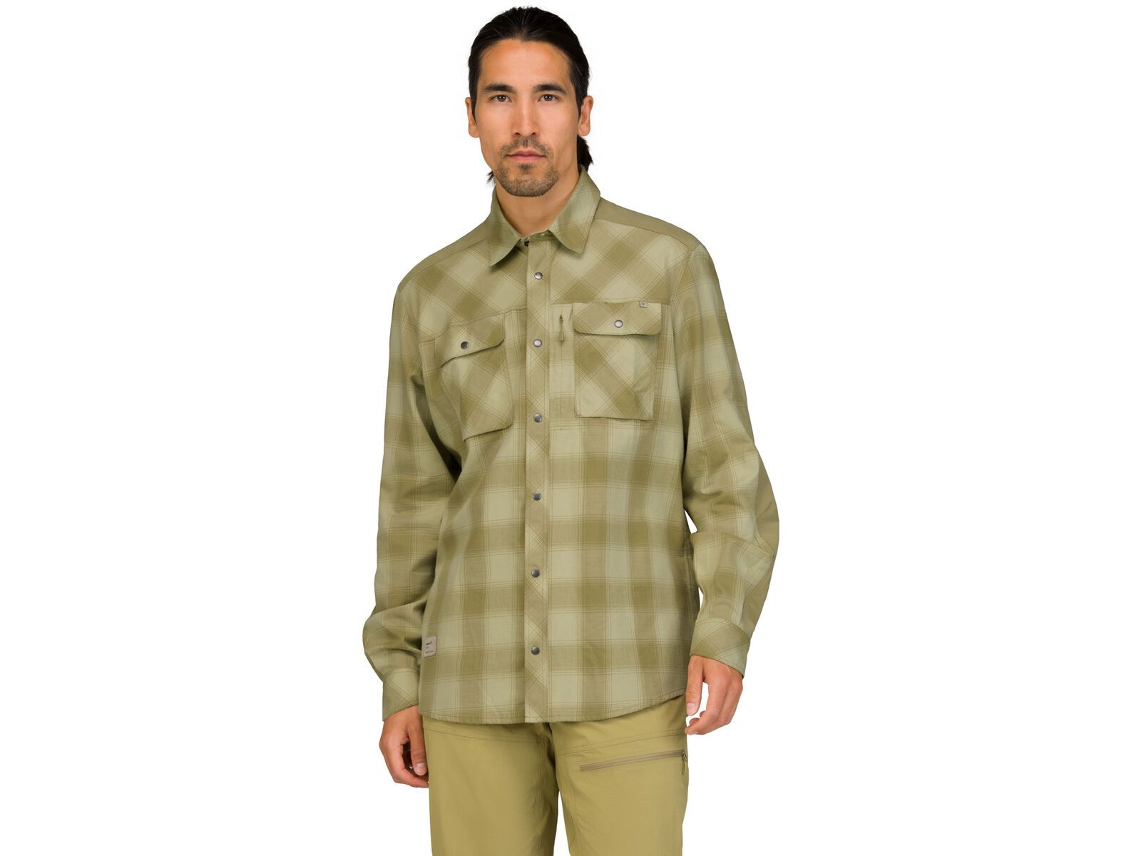 Norrona femund flannel Shirt M's, sage green | Bild 3