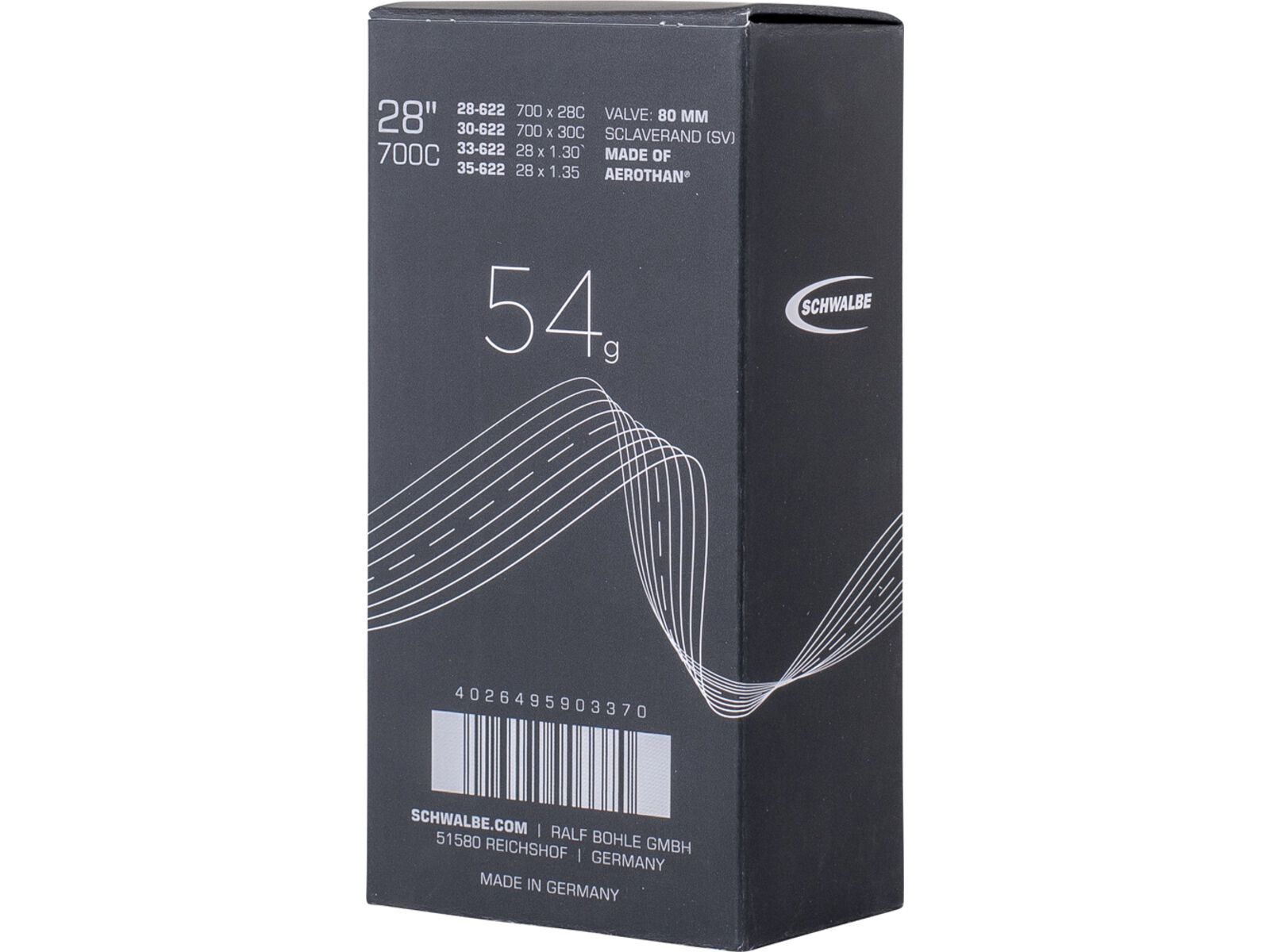 Schwalbe Aerothan Tube SV 16E 28/700C Endurance Race - 28/35-622 / 80 mm | Bild 2