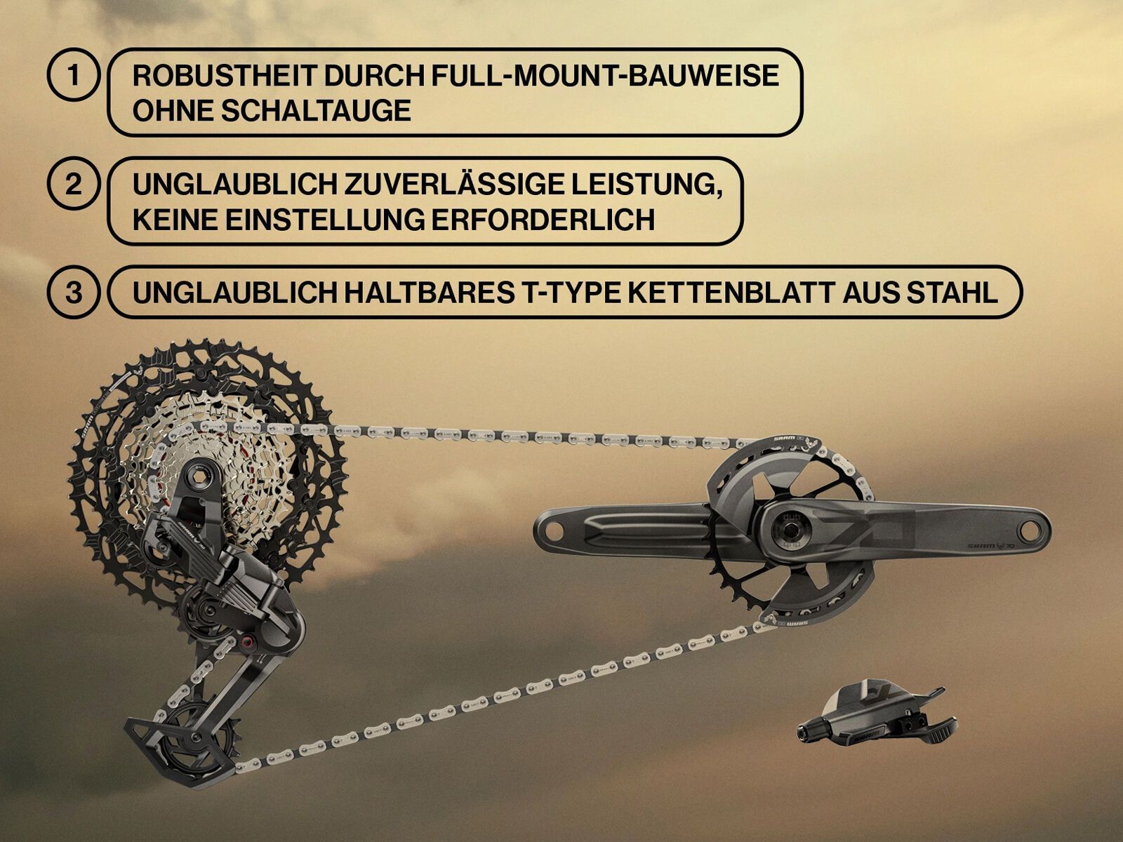 Amflow PL Carbon SRAM Eagle 70 - 800 Wh, satin silver | Bild 3