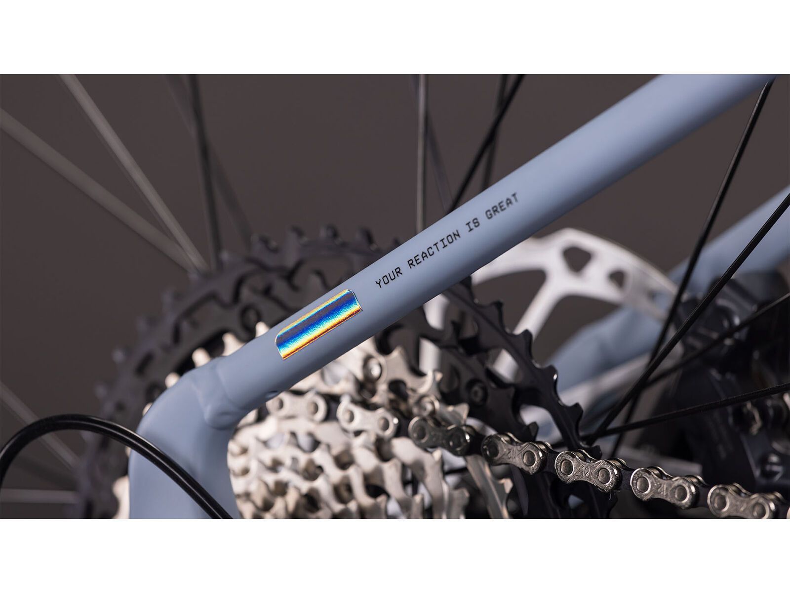 Cube Reaction Hybrid SLX 800 27.5, gauzegrey´n´iceblue | Bild 6