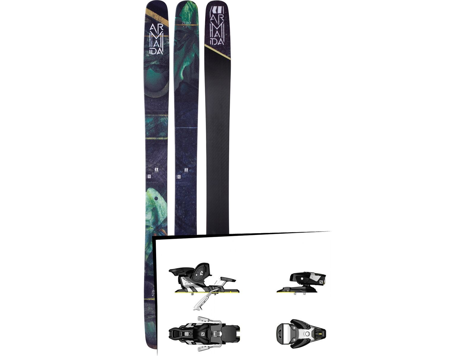 Set: Armada JJ Zero 2018 + Salomon STH2 WTR 13 black/white | Bild 1