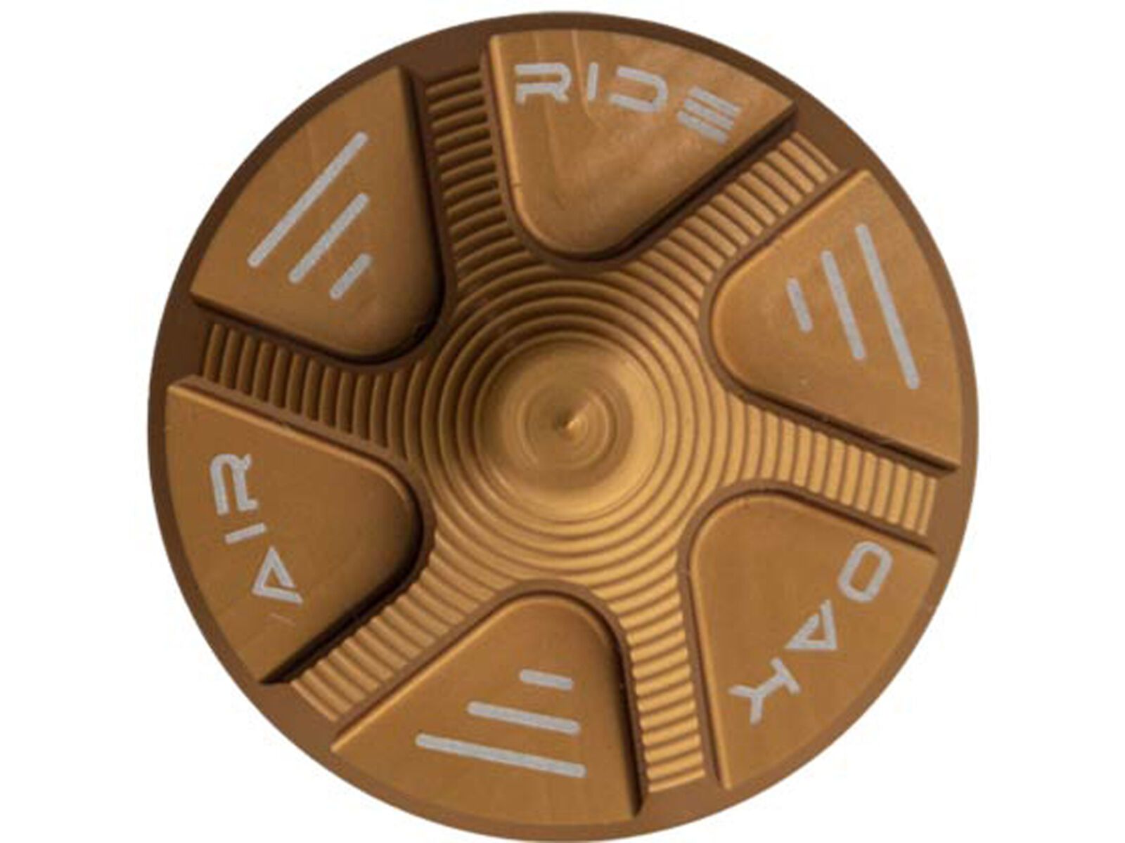 OAK Components Forkcap Air für Federgabel Ventil, kashgold | Bild 1