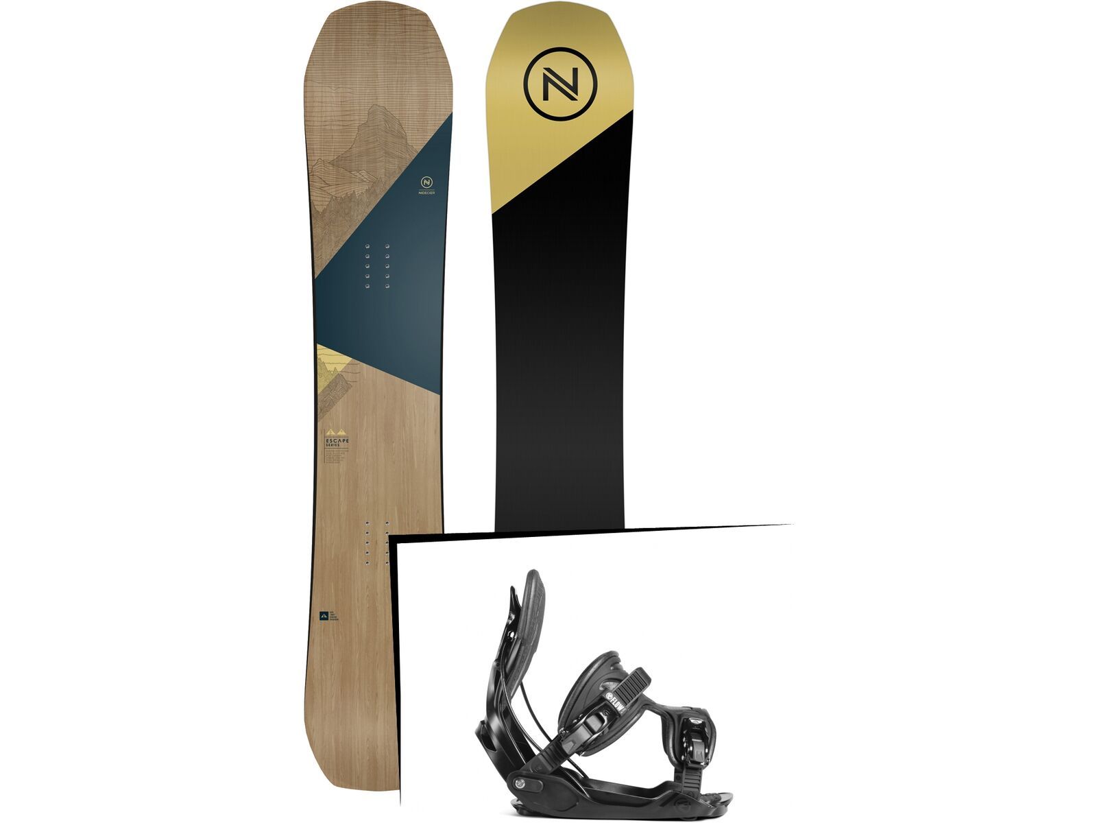 Set: Nidecker Escape 2019 + Flow Alpha (2226572S) | Bild 1