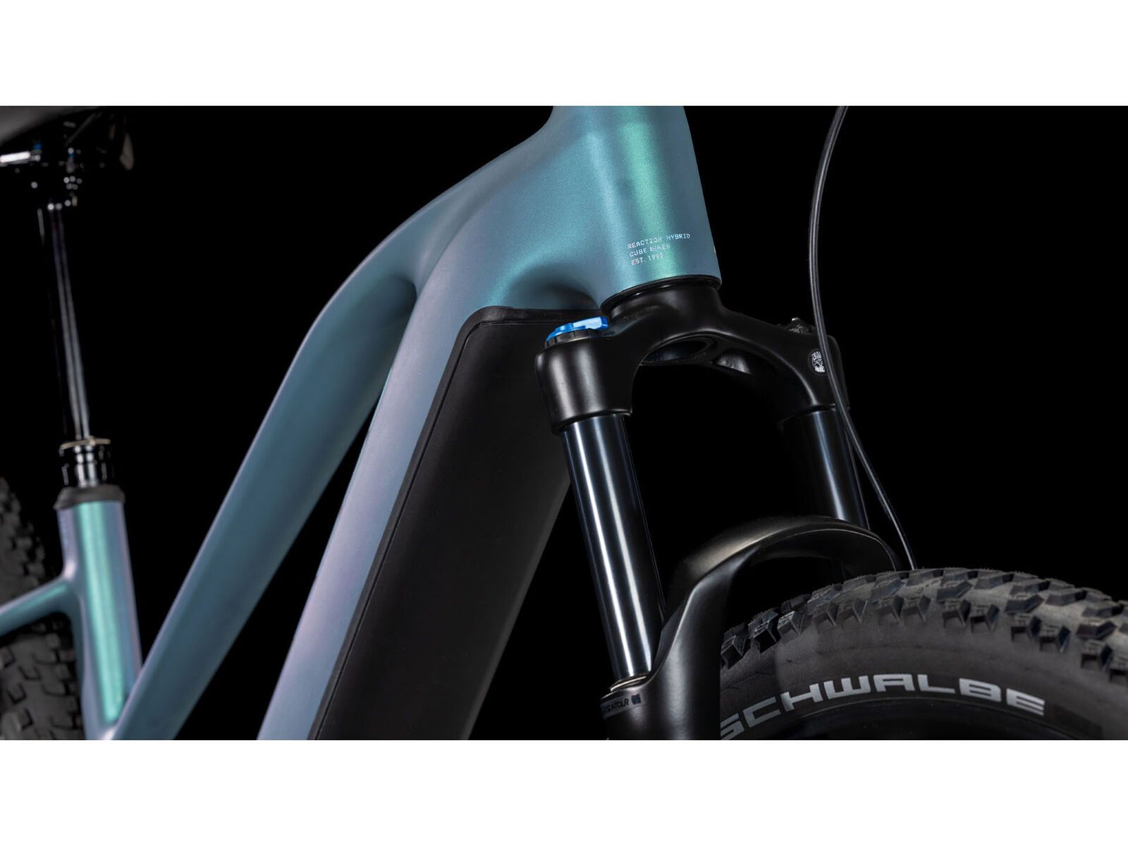 Cube Reaction Hybrid Pro 600 Trapeze 27.5, smaragdgrey´n´prism | Bild 6