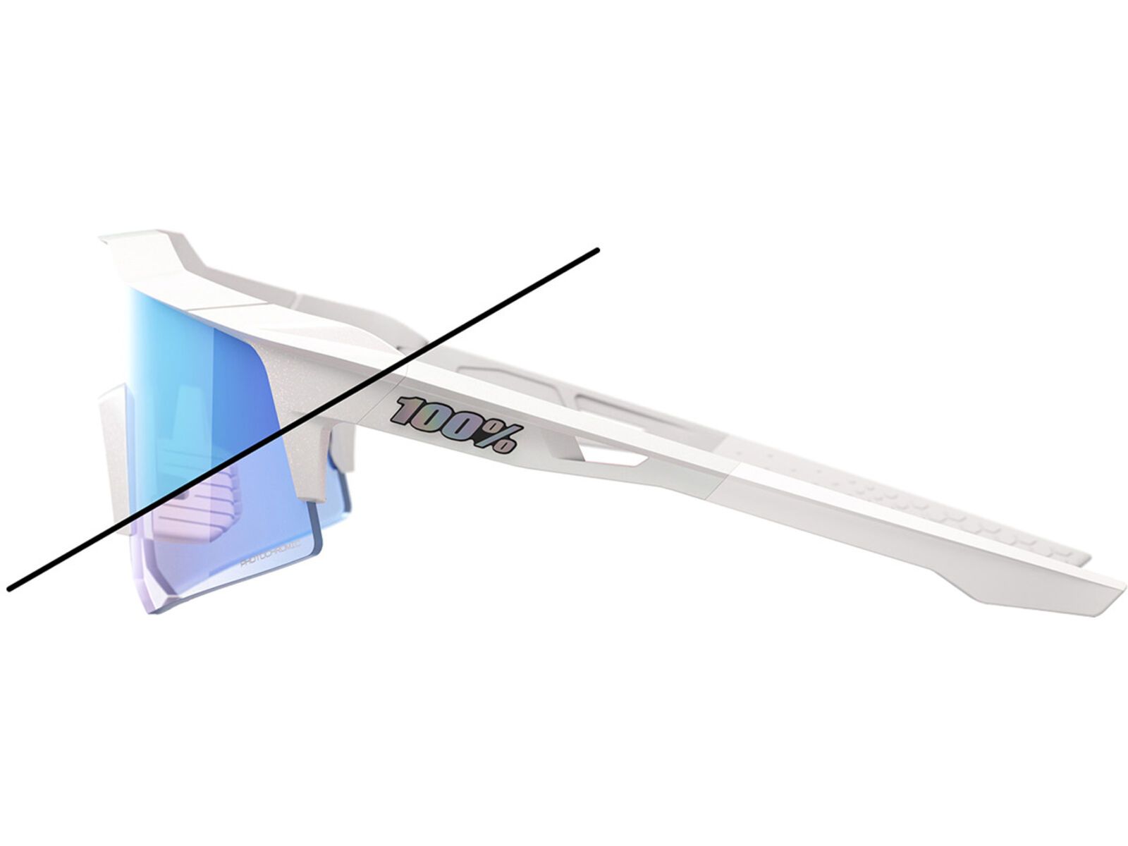 100% Speedcraft XS Bastille LE, Blue Mirror Photochromic | Bild 2