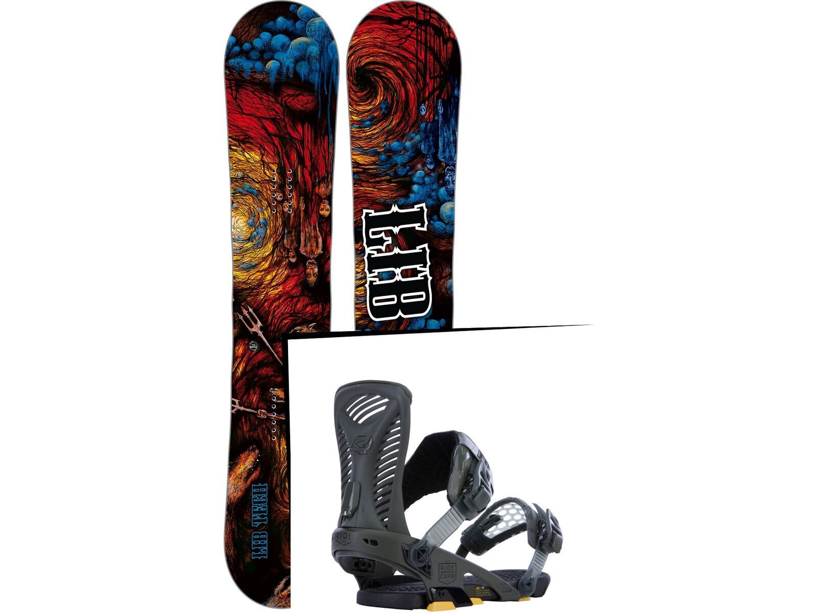 Set: Lib Tech From Hell Skate Banana 2017 + Ride Capo (1178170S) | Bild 1