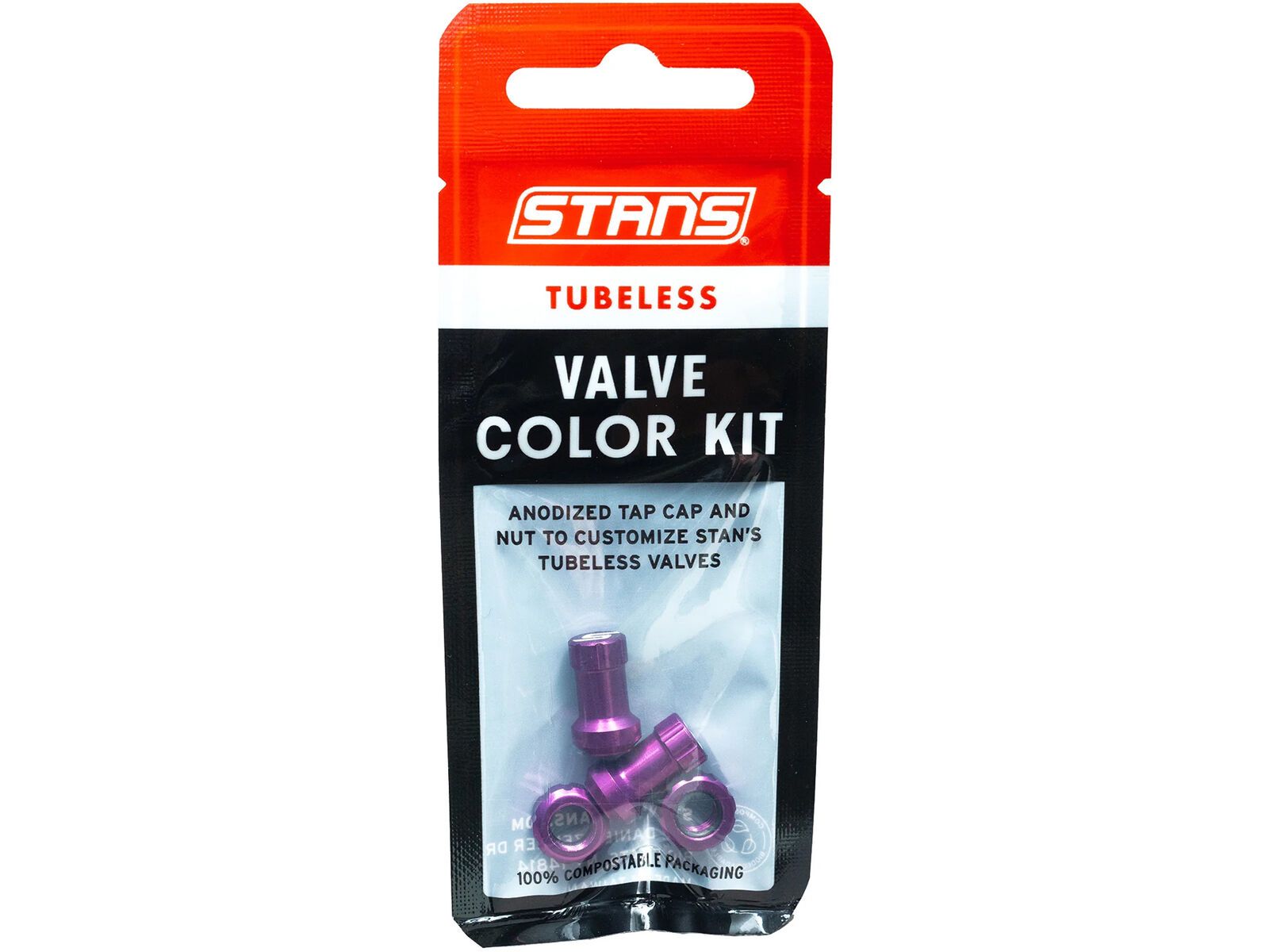 Stan's NoTubes Tubeless Valve Color Kit, purple | Bild 3