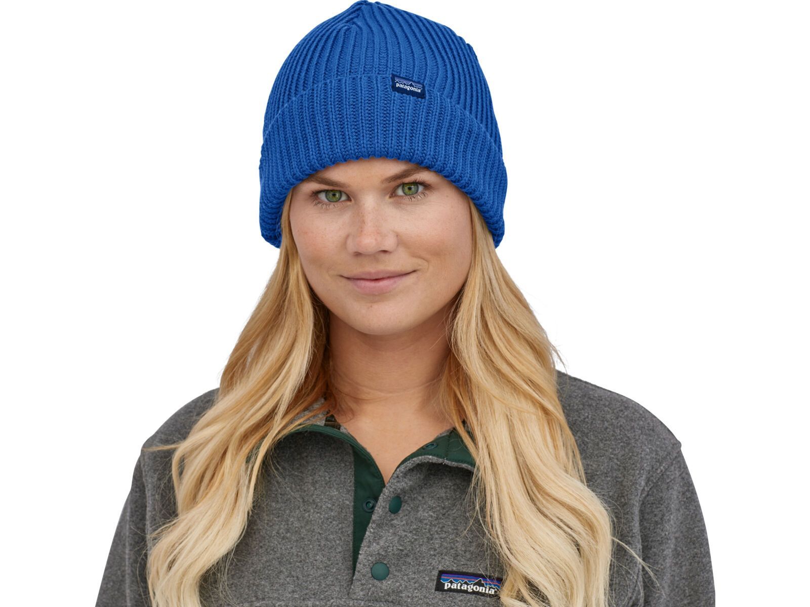 Patagonia Fishermans Rolled Beanie, alpine blue | Bild 2