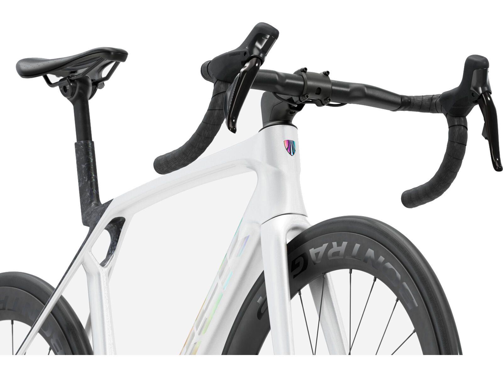 Trek Madone SL 7 Gen 8, gloss crystal white/matte deep smoke | Bild 5