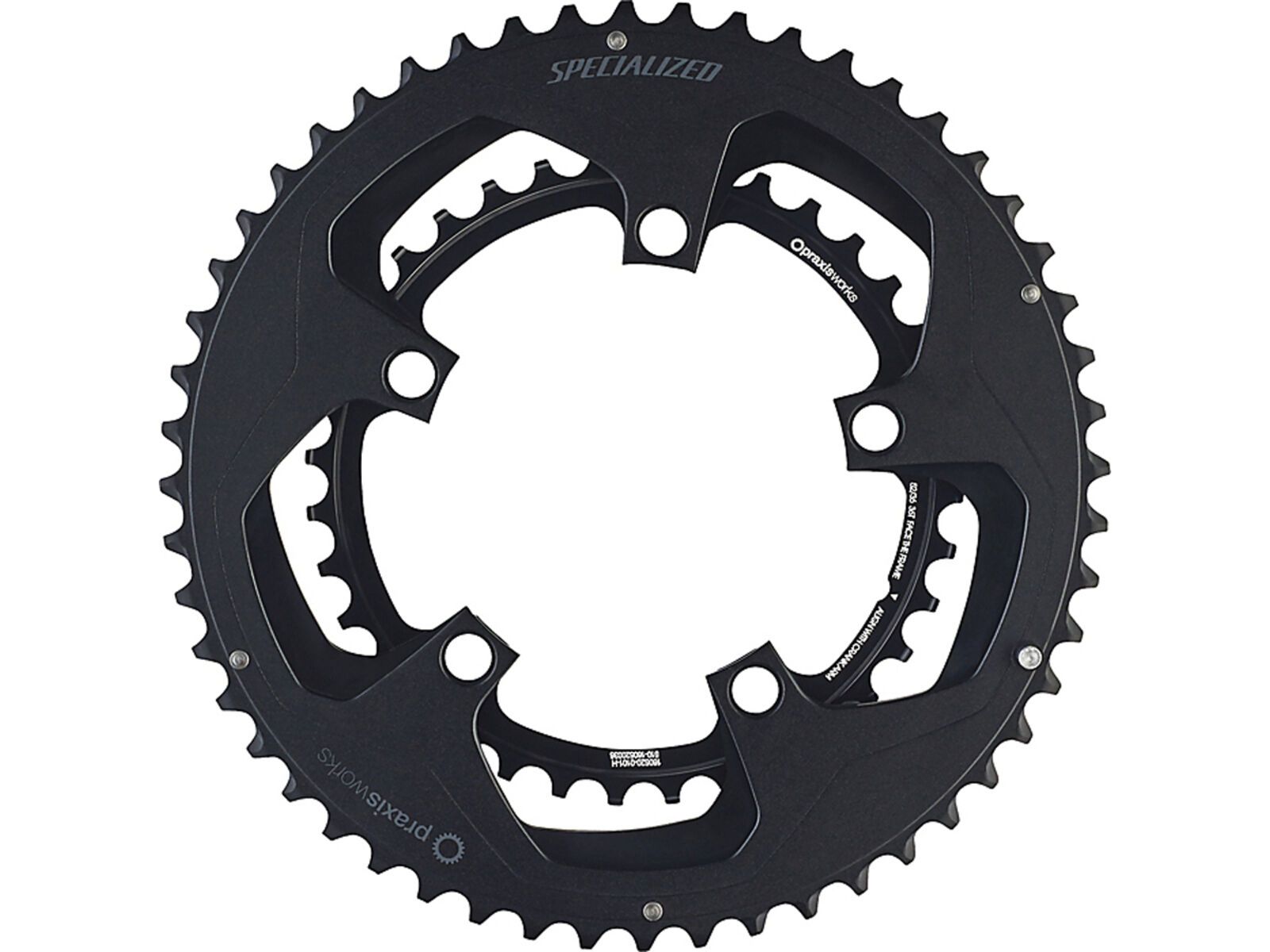 ***2. Wahl*** Specialized Praxis Chainrings - LK 110 with Notch black | Bild 1