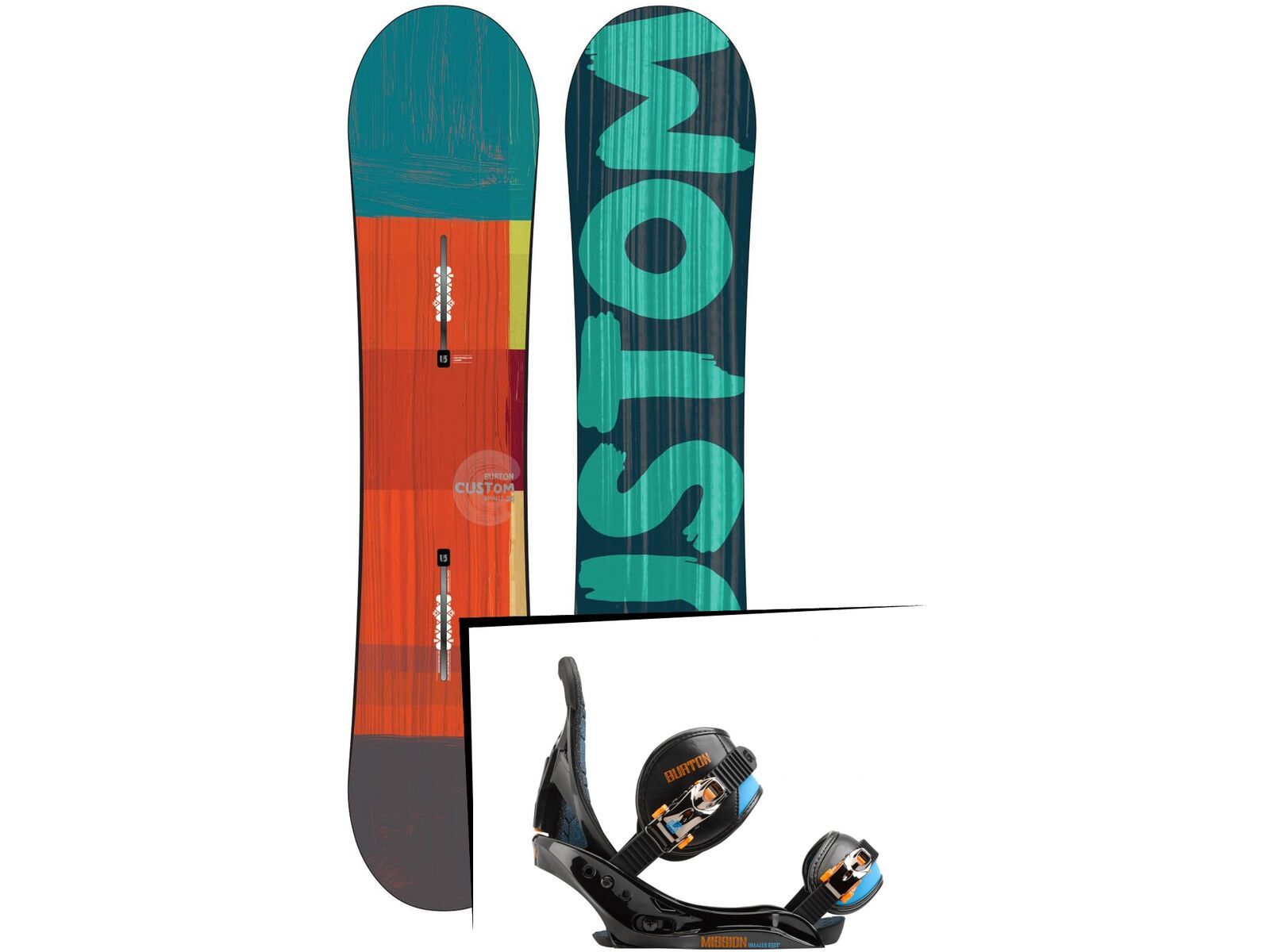 Set: Burton Custom Smalls 2015 +  Mission Smalls EST (494032S) | Bild 1