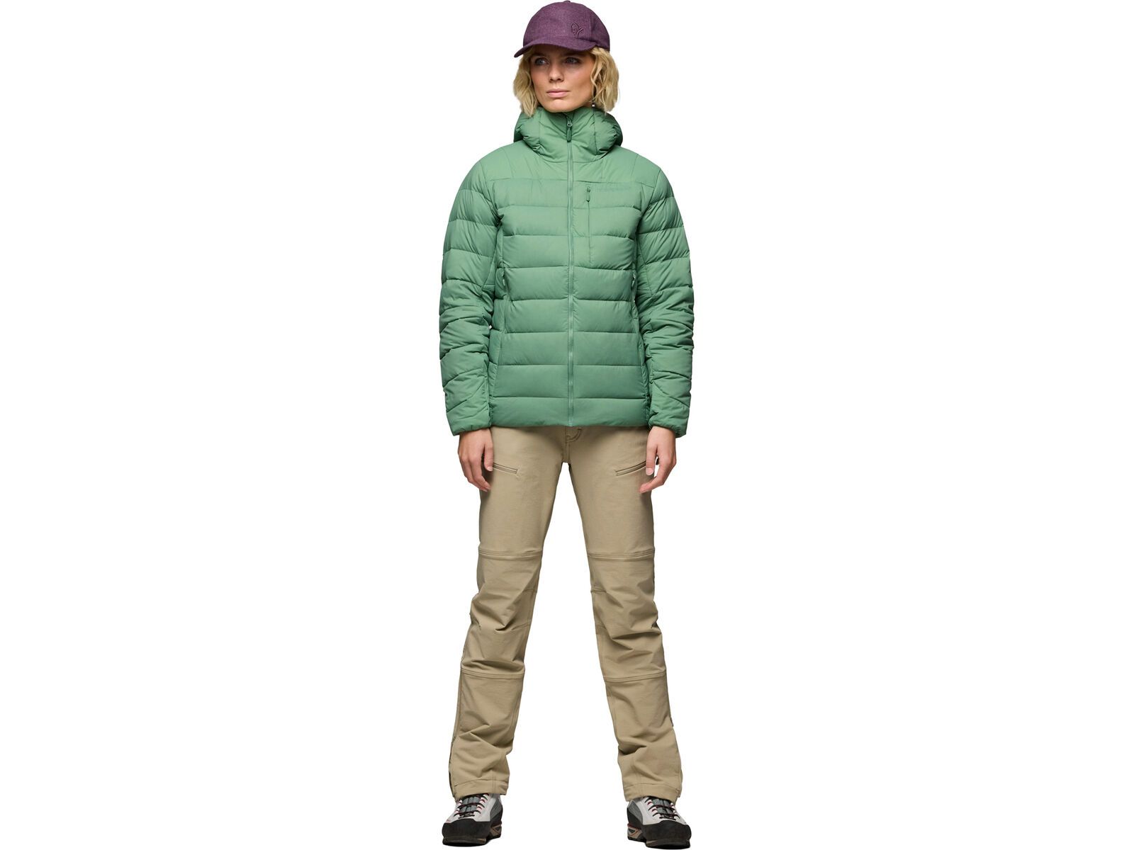 Norrona femund down700 Zip Hood W's, dark ivy | Bild 4