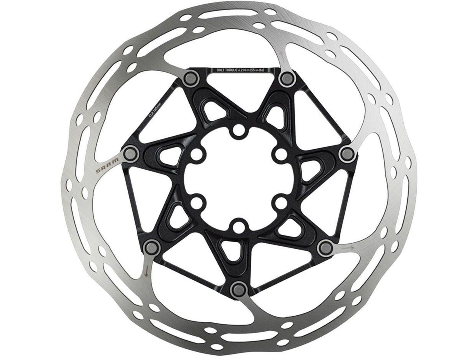 Fahrrad-Bremsscheibe Disc 6-Loch - 180 mm
