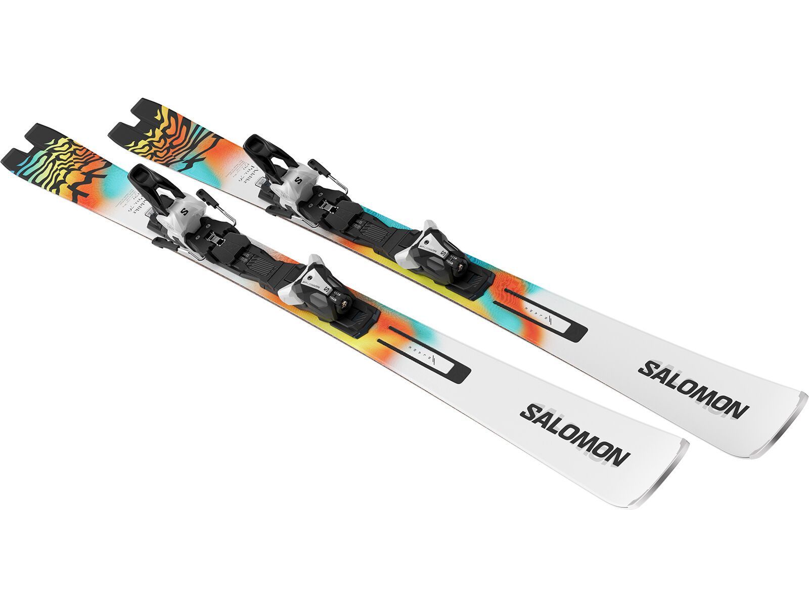 Salomon Addikt Pro 76 + MI12 GW F80, white/turquoise/orange | Bild 6