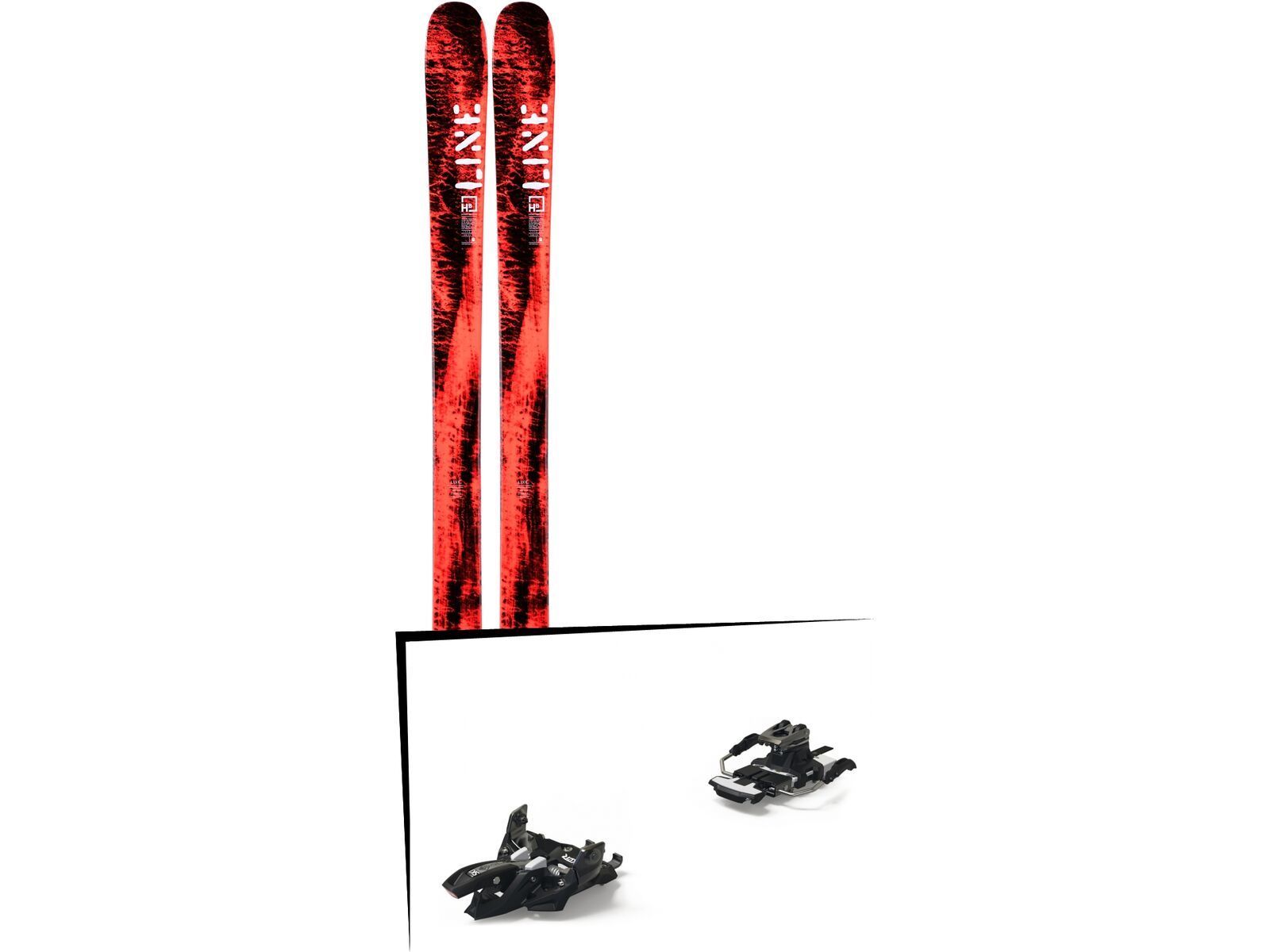 Set: Line Honey Badger 2019 + Marker Alpinist 9 Long Travel black/titanium | Bild 1