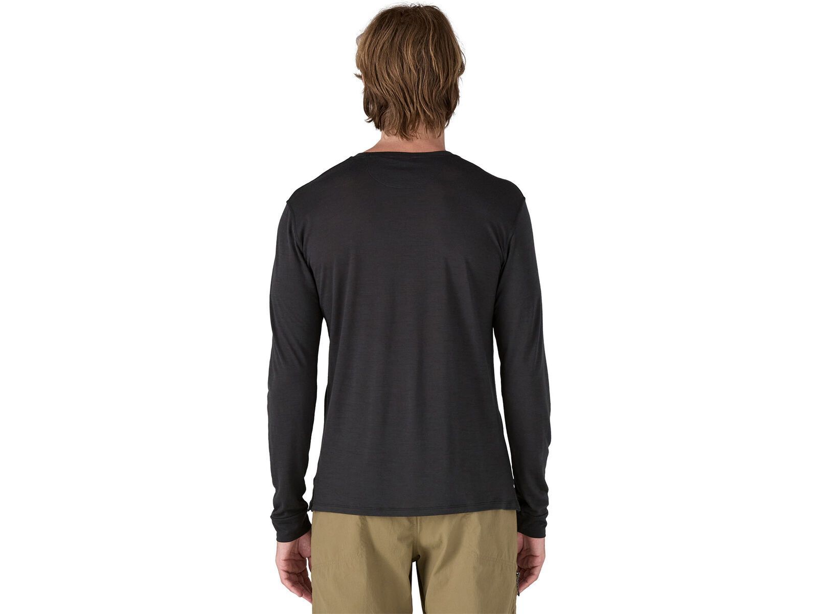 Patagonia Men's Long-Sleeved Capilene Cool Merino Graphic Shirt, black | Bild 3