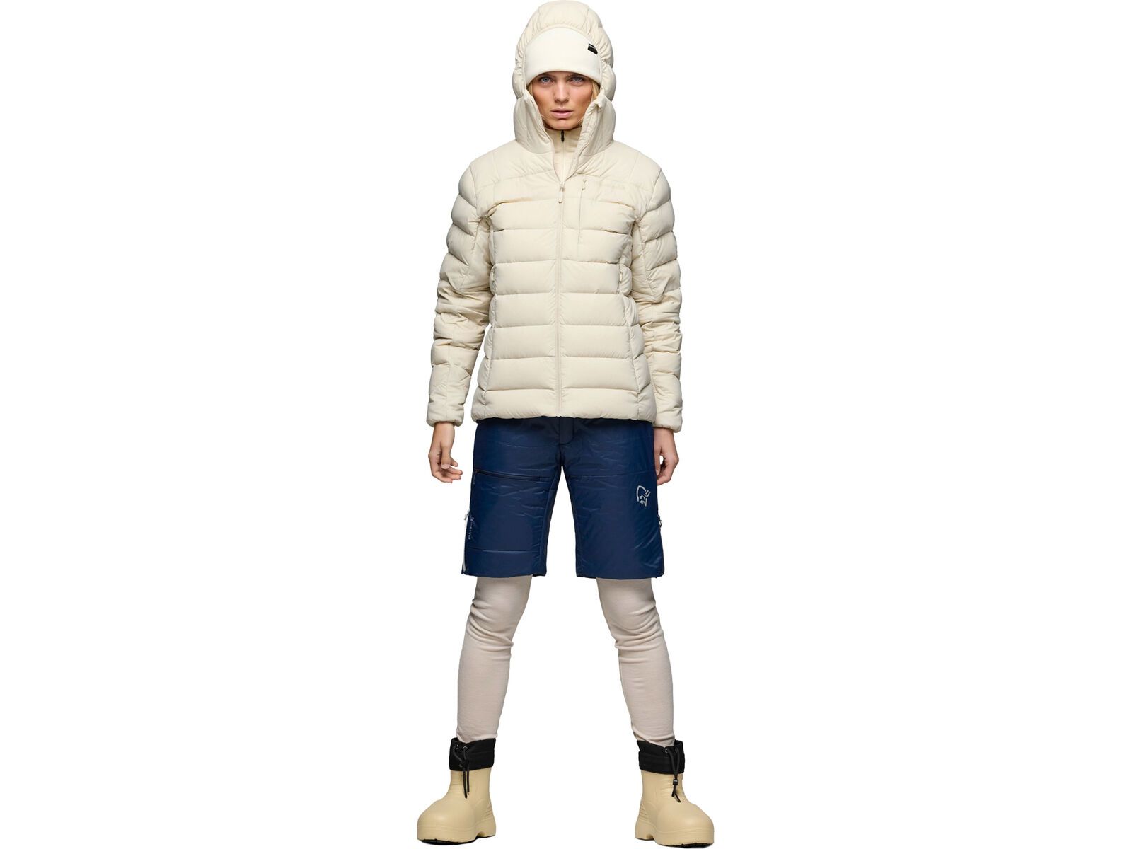 Norrona femund down700 Zip Hood W's, oatmeal | Bild 4