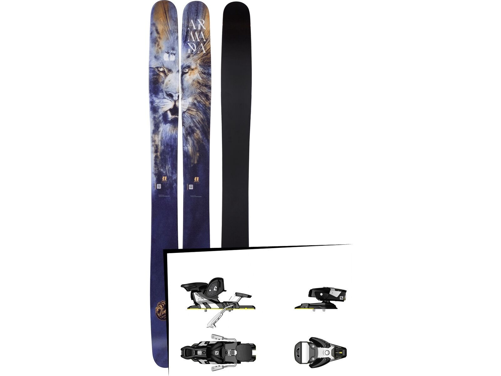 Set: Armada Triple J 2018 + Salomon STH2 WTR 13 black/white | Bild 1