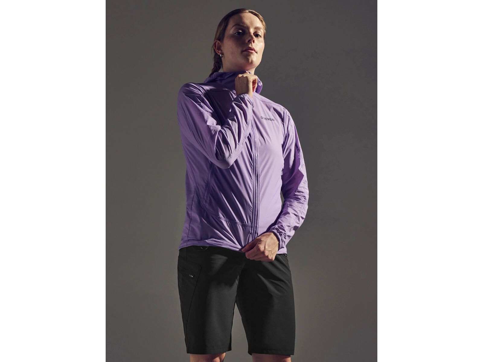 GOREWEAR Fernflow Windbreaker mit Kapuze Damen, scrub purple | Bild 4