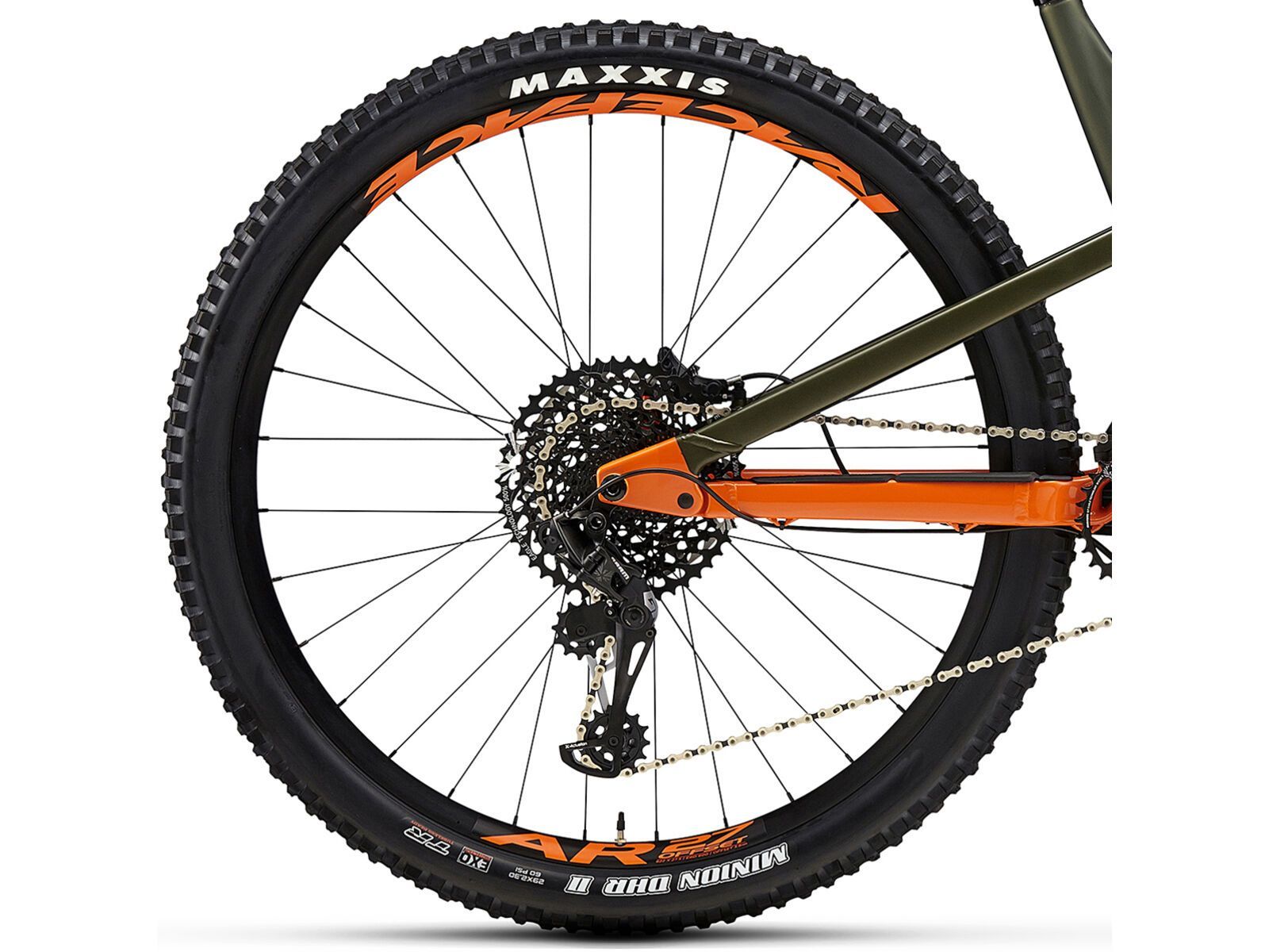 Rocky Mountain Instinct Carbon 50, fox racing orange/tank girl/black in black | Bild 6