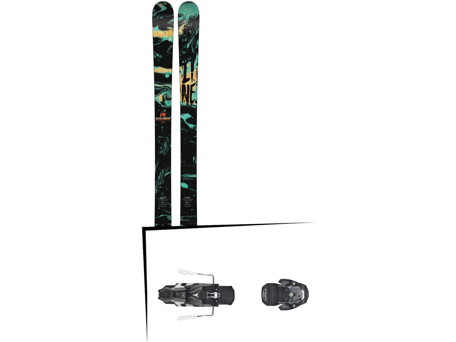 Set: Line Chronic 2018 + Atomic Warden MNC 13 black/black | Bild 1