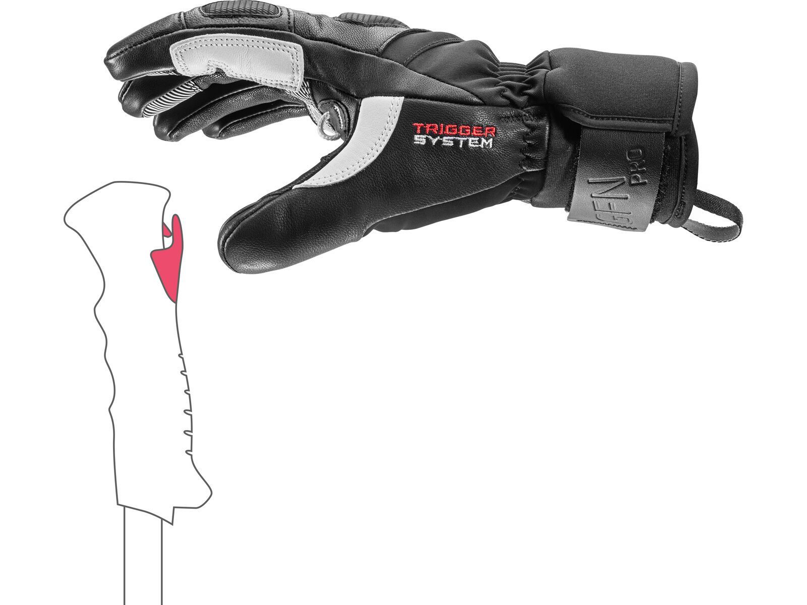 Leki Griffin Pro 3D Women, black | Bild 7