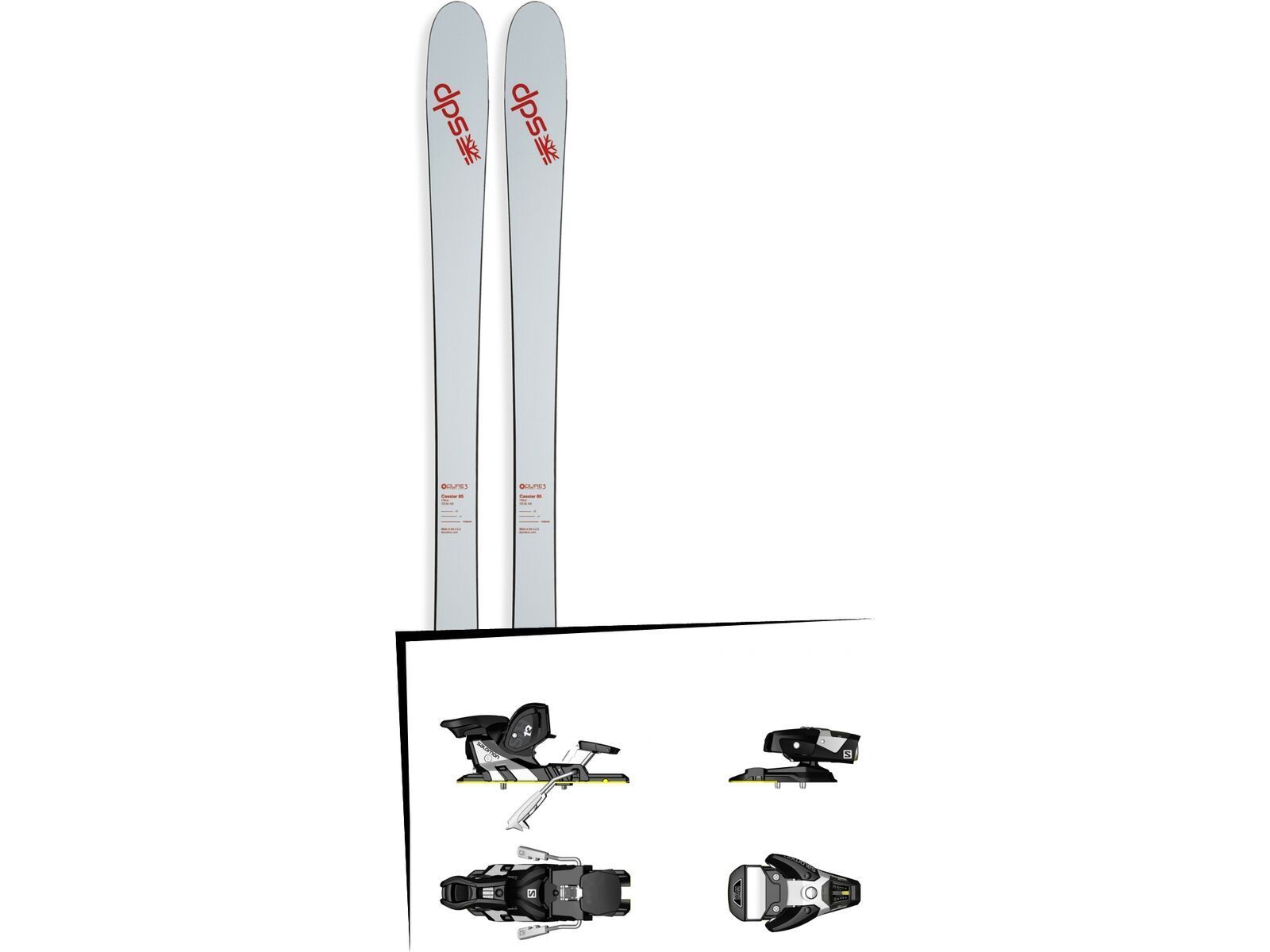 Set: DPS Skis Cassiar 85 2017 + Salomon STH2 WTR 13 (1456103) | Bild 1