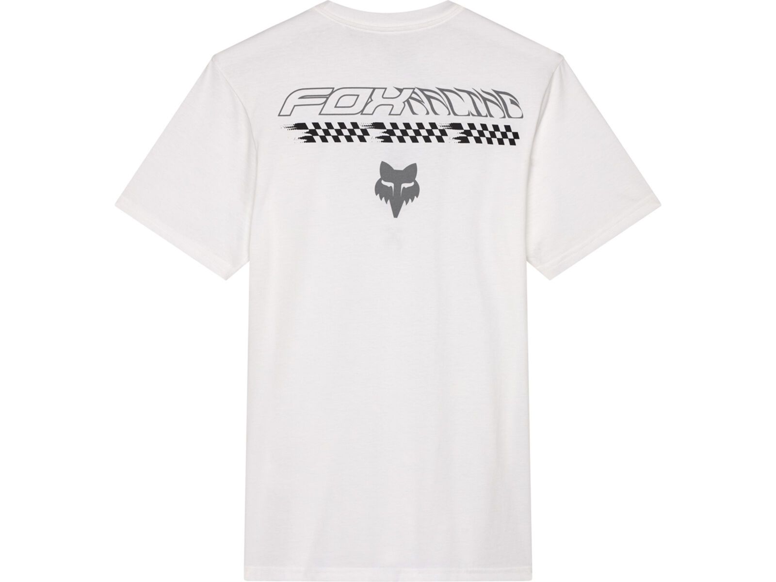 Fox Checkered SS Prem Tee, optic white | Bild 2