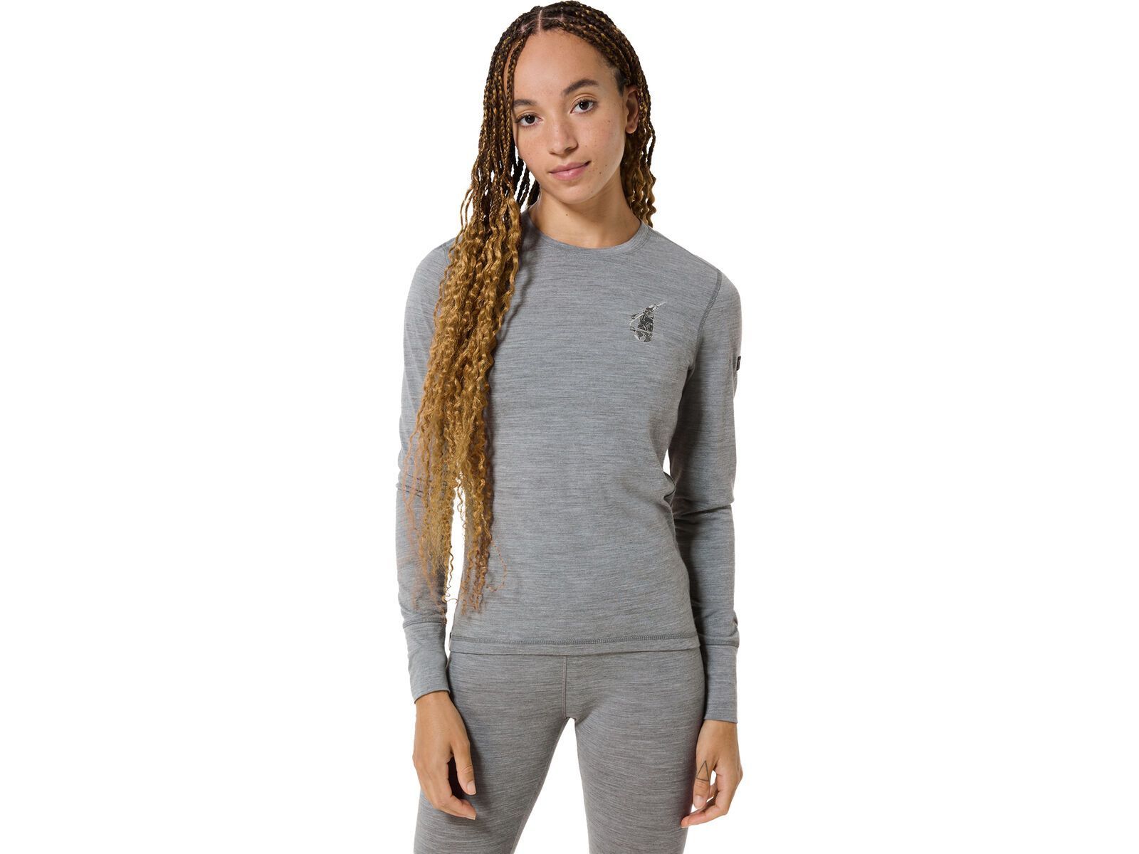 super.natural W Tundra175 Bunny LS, cashmere grey melange/various | Bild 3
