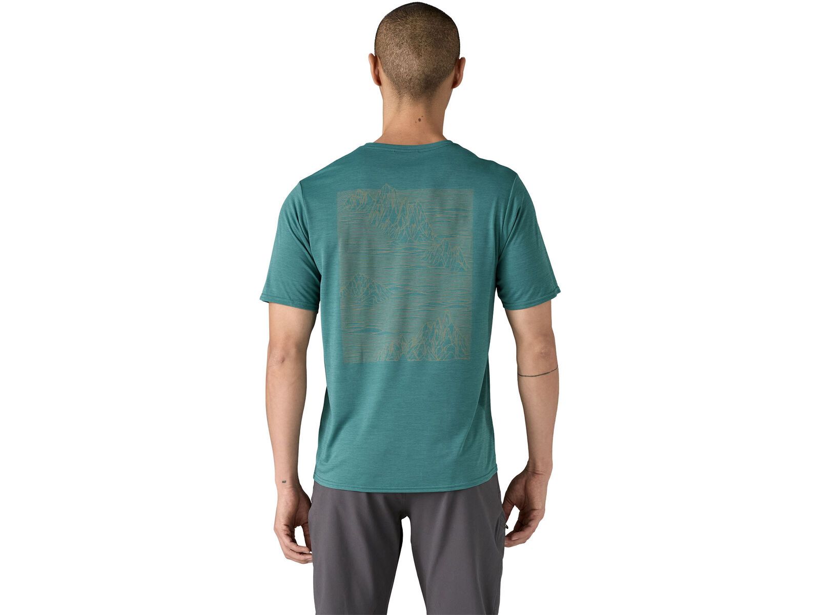 Patagonia Men's Capilene Cool Daily Graphic Shirt Strataspire, wetland blue x-dye | Bild 4