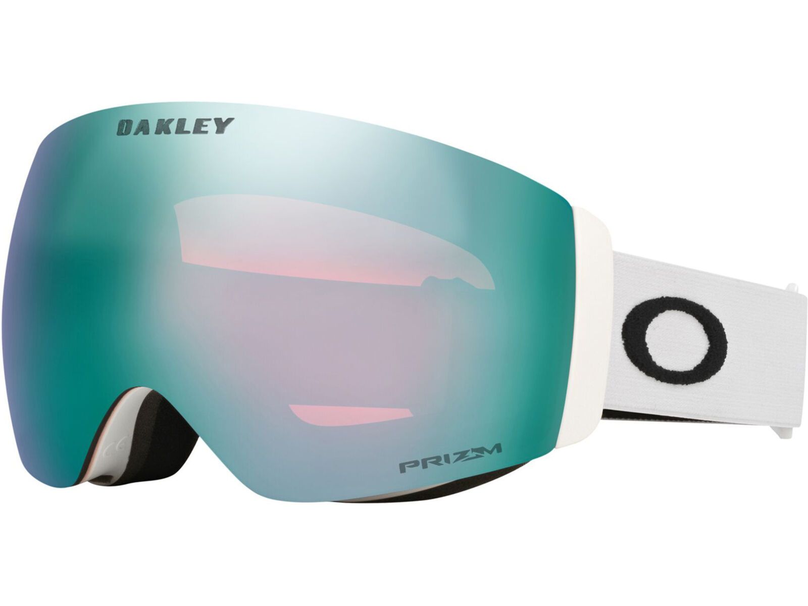 Oakley Flight Deck Pro M, Prizm Snow Sapphire Iridium & Sage Gold / matte white | Bild 2