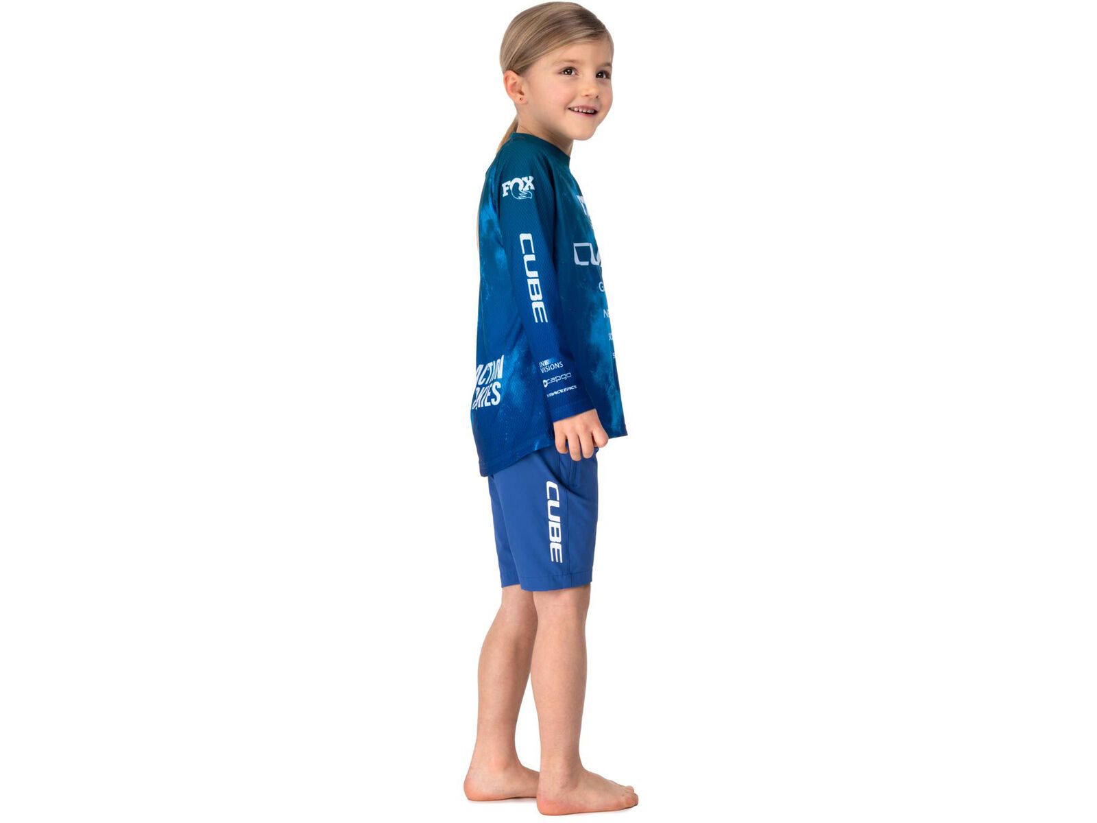 Cube MTB Trikot Rookie X Actionteam langarm, blue´n´green | Bild 6