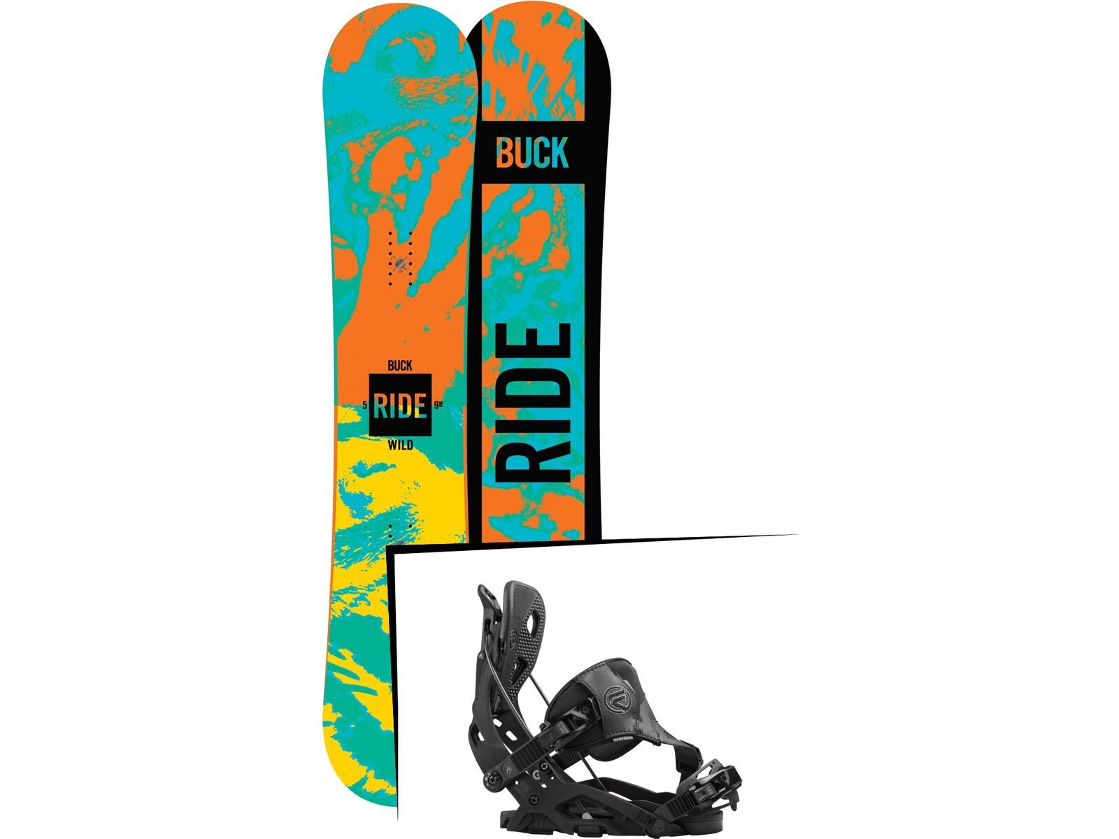 Set: Ride Buck Wild 2016 + Flow Fuse Hybrid (1513148S) | Bild 1