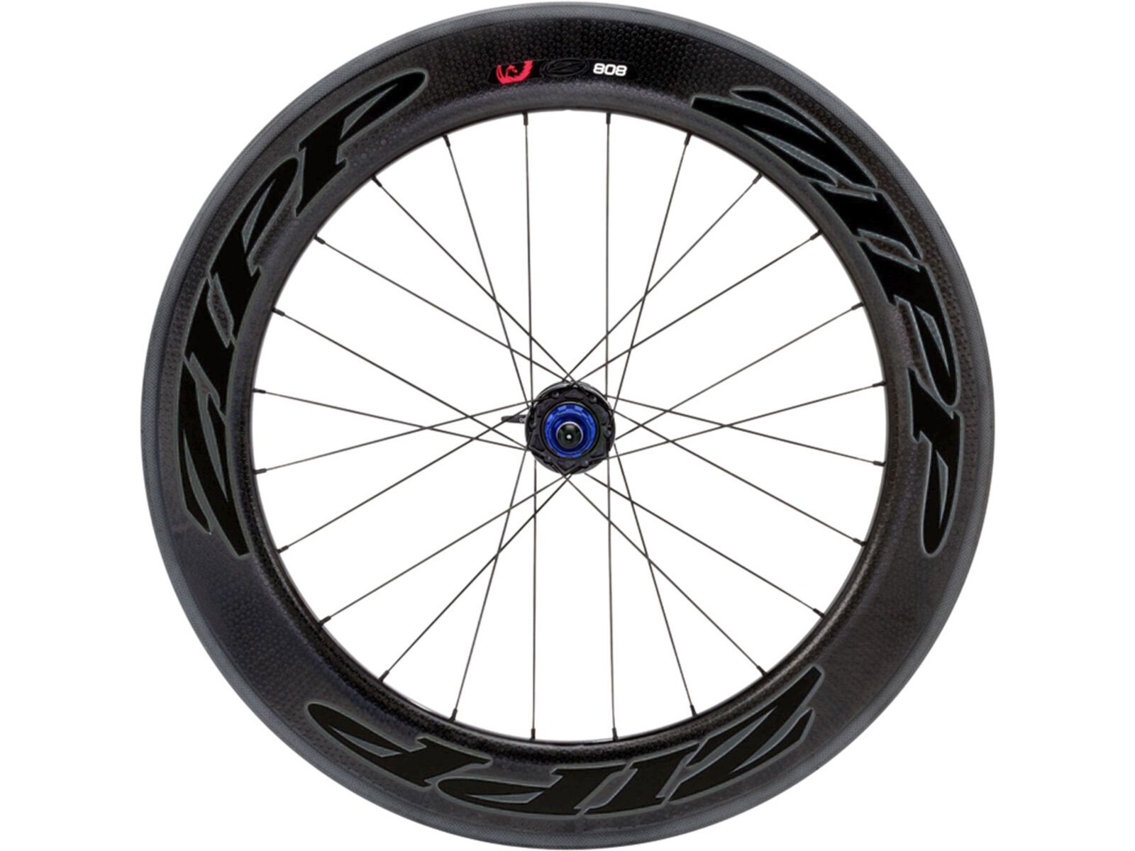 Zipp 808 Firecrest Carbon Clincher, schwarz/mattschwarze Aufkleber | Bild 2