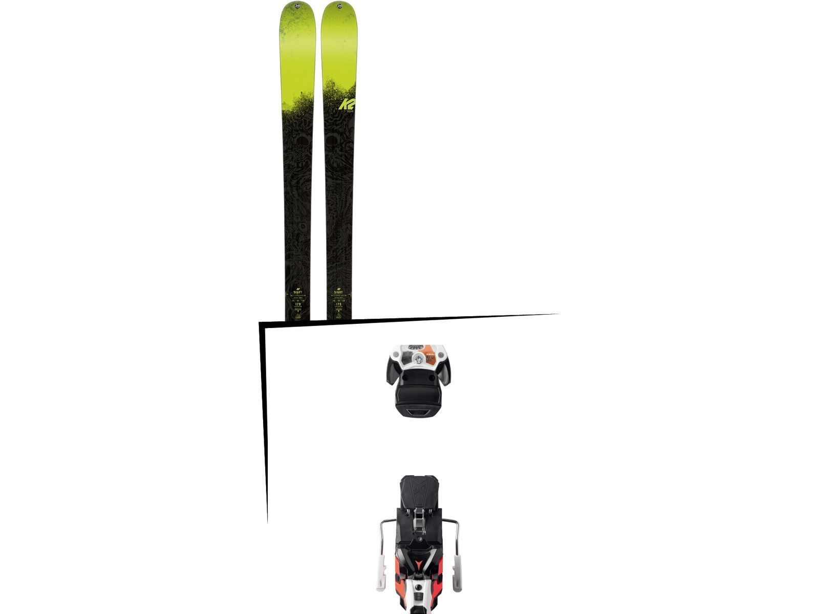 Set: K2 SKI Sight 2018 + Atomic Warden MNC 13 white/black/orange | Bild 1