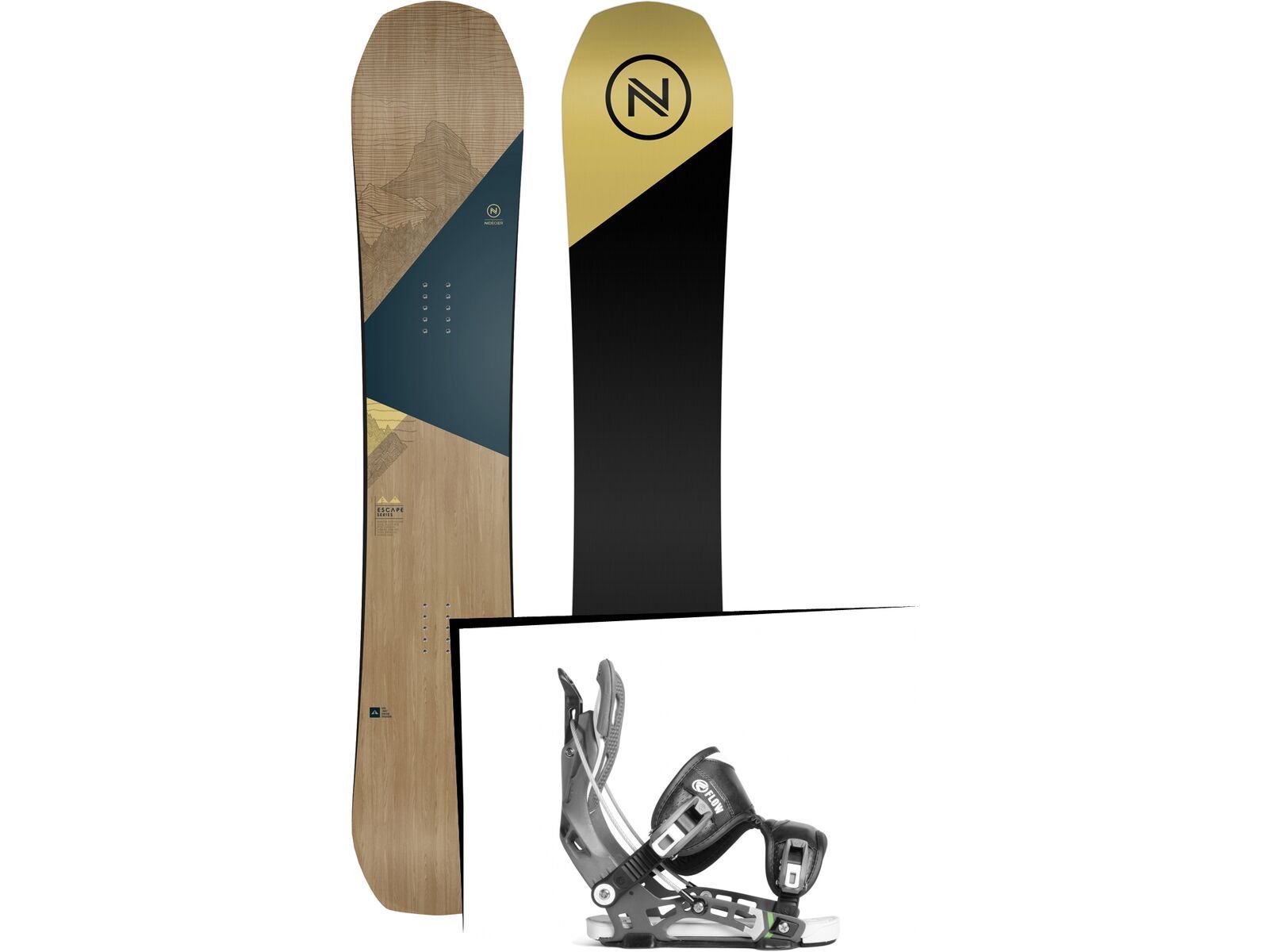 Set: Nidecker Escape 2019 + Flow NX2 (2226515S) | Bild 1