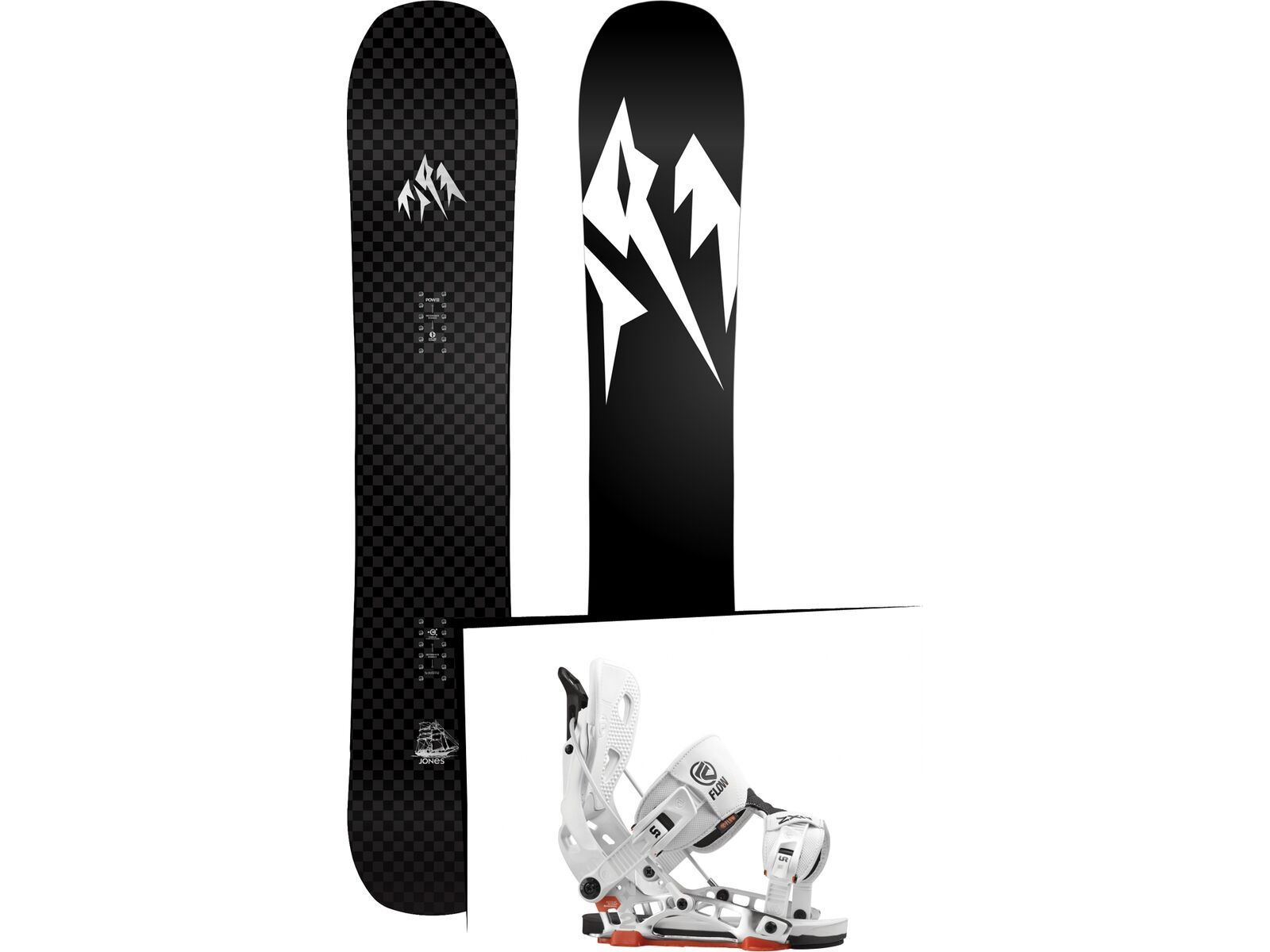 Set: Jones Carbon Flagship 2017 + Flow NX2 (1513121S) | Bild 1